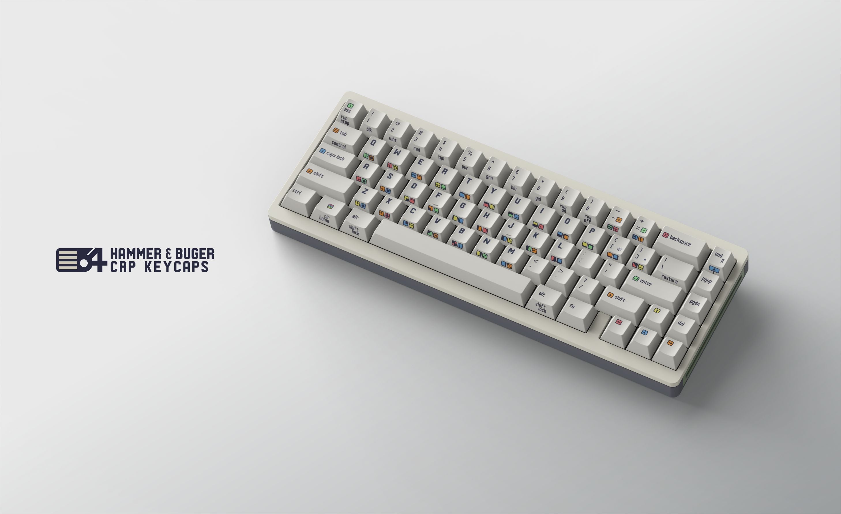 (In Stock) Hammer X Buger CRP C64 R2 Keycaps