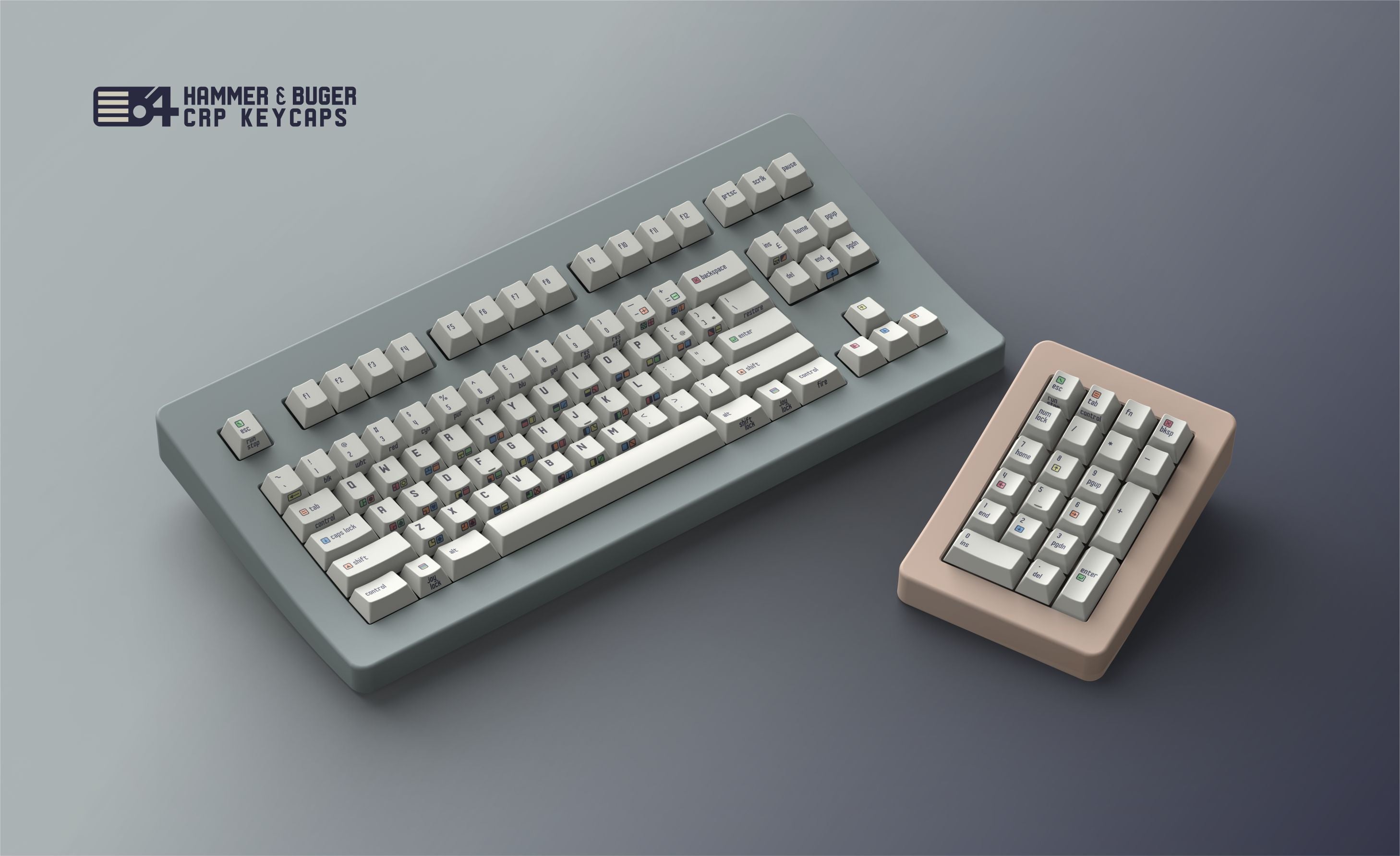 (In Stock) Hammer X Buger CRP C64 R2 Keycaps