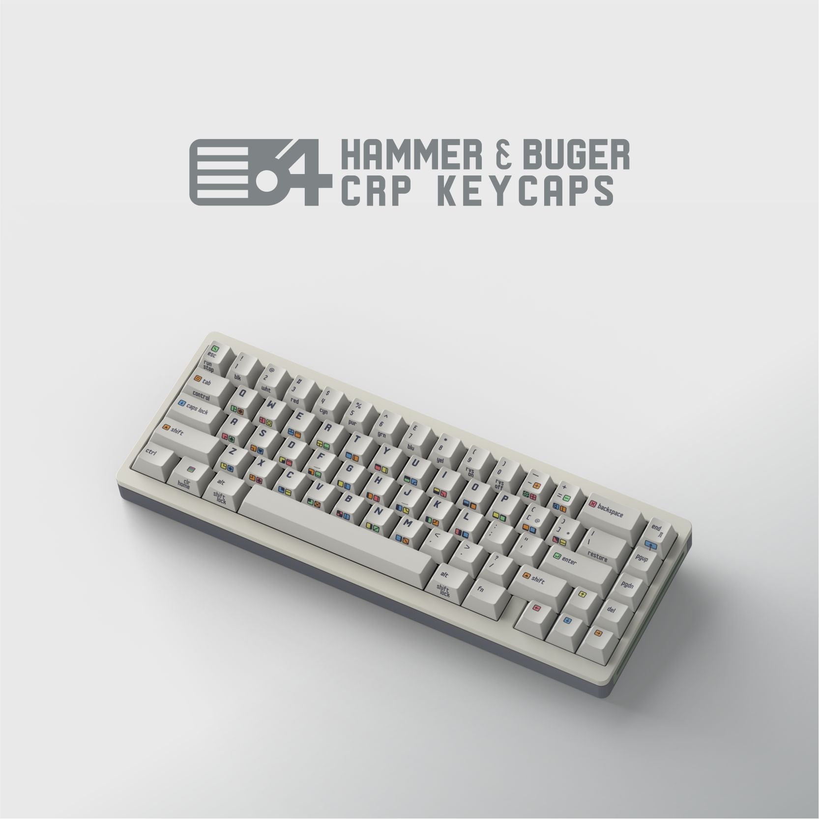 (In Stock) Hammer X Buger CRP C64 R2 Keycaps