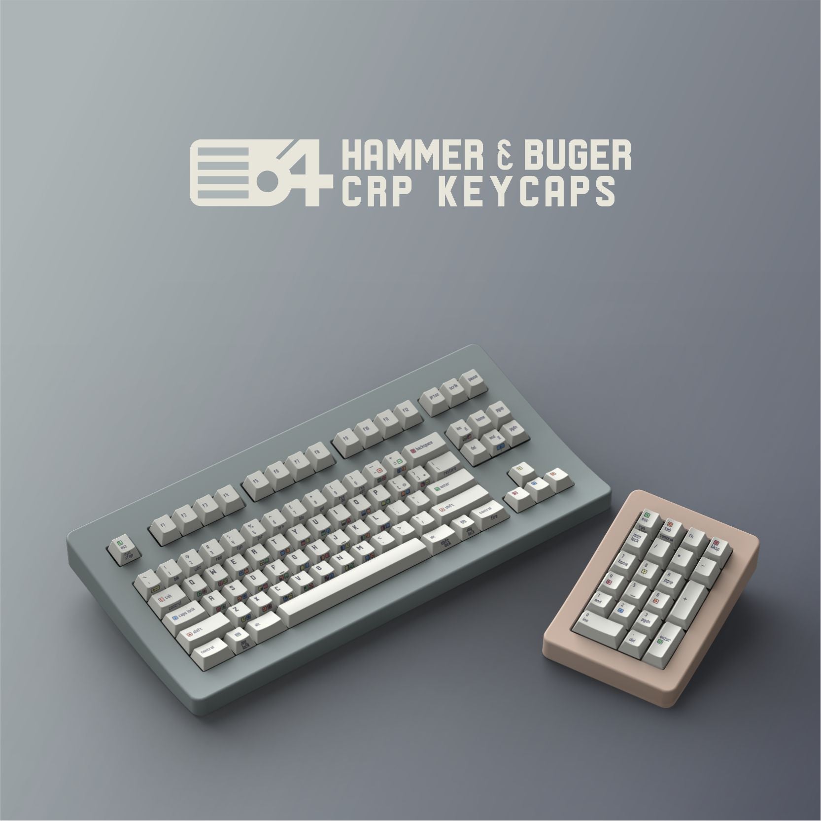 (In Stock) Hammer X Buger CRP C64 R2 Keycaps