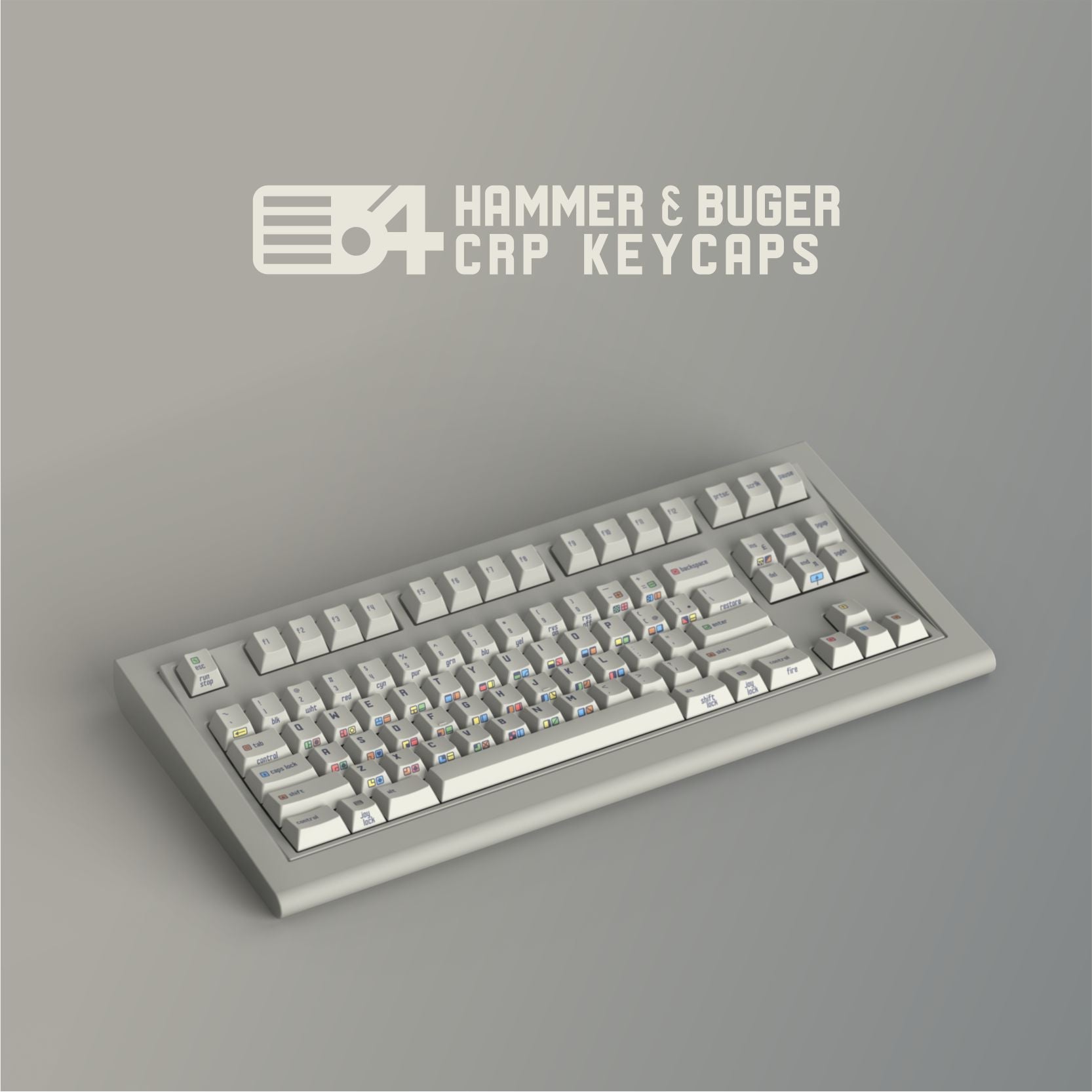 (In Stock) Hammer X Buger CRP C64 R2 Keycaps