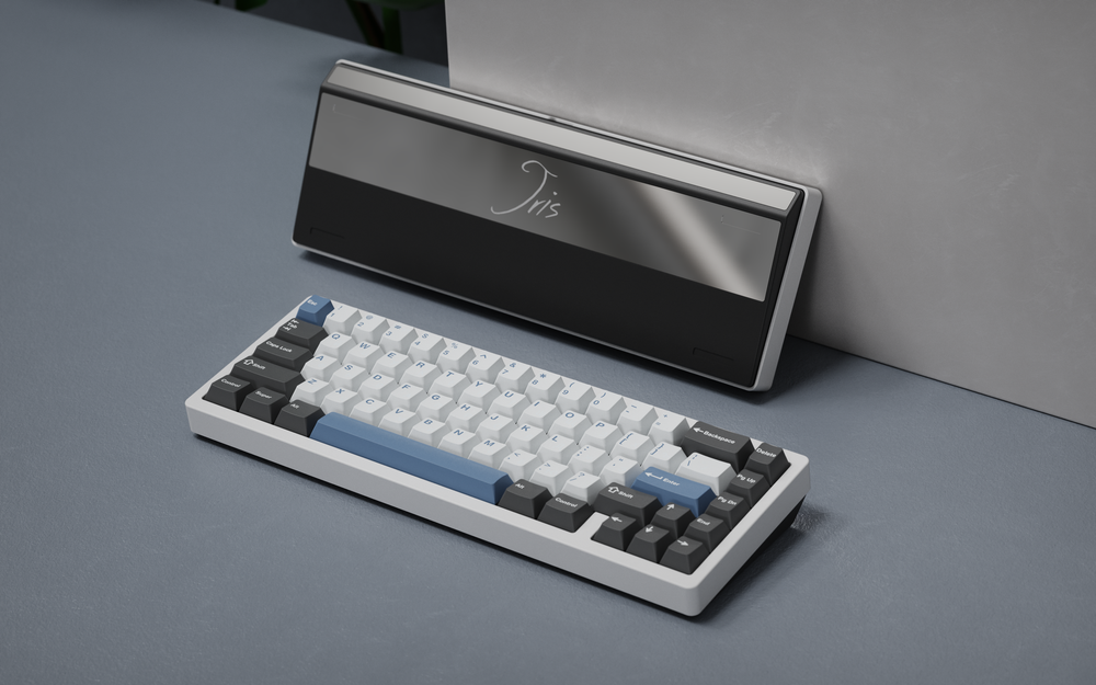 (Group Buy) Jris65 Keyboard Kit - E-White & Black
