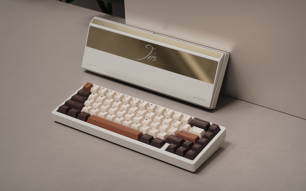 (Group Buy) Jris65 Keyboard Kit - Milky White