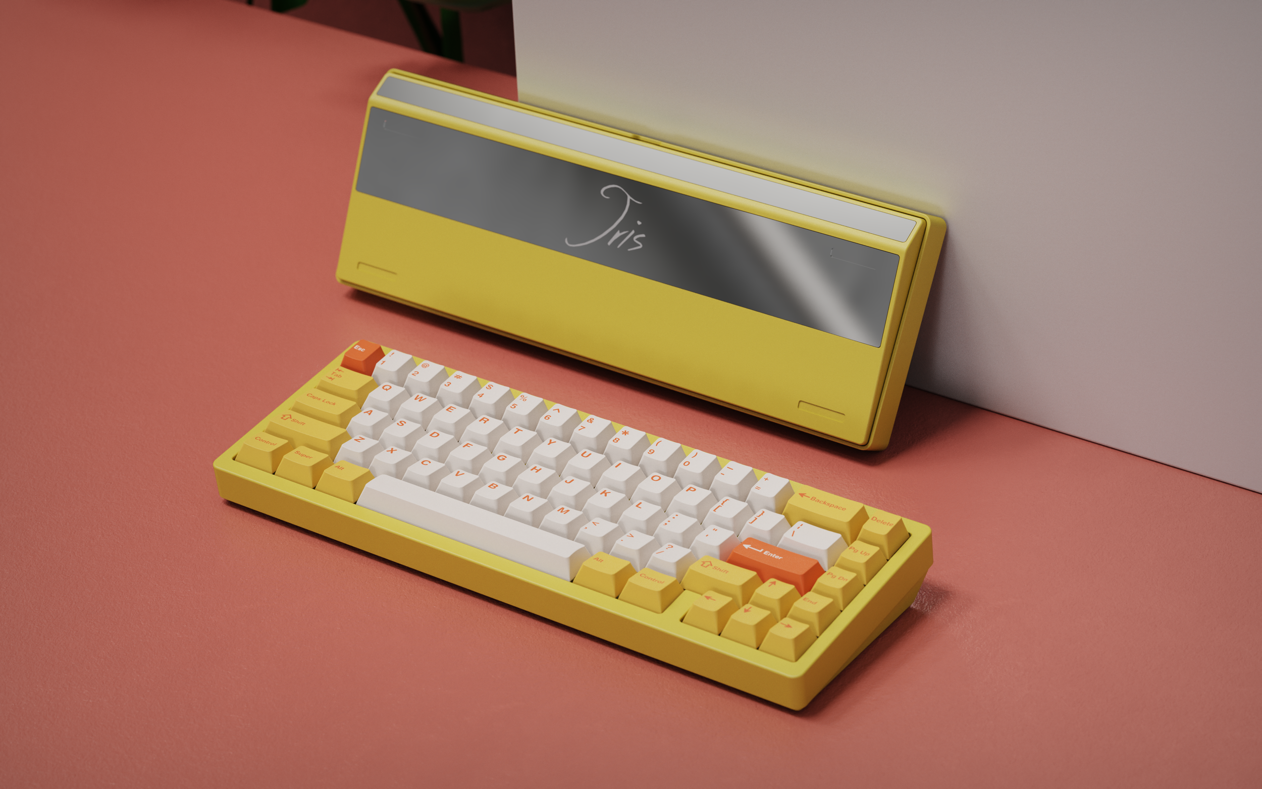 (Group Buy) Jris65 Keyboard Kit - Yellow