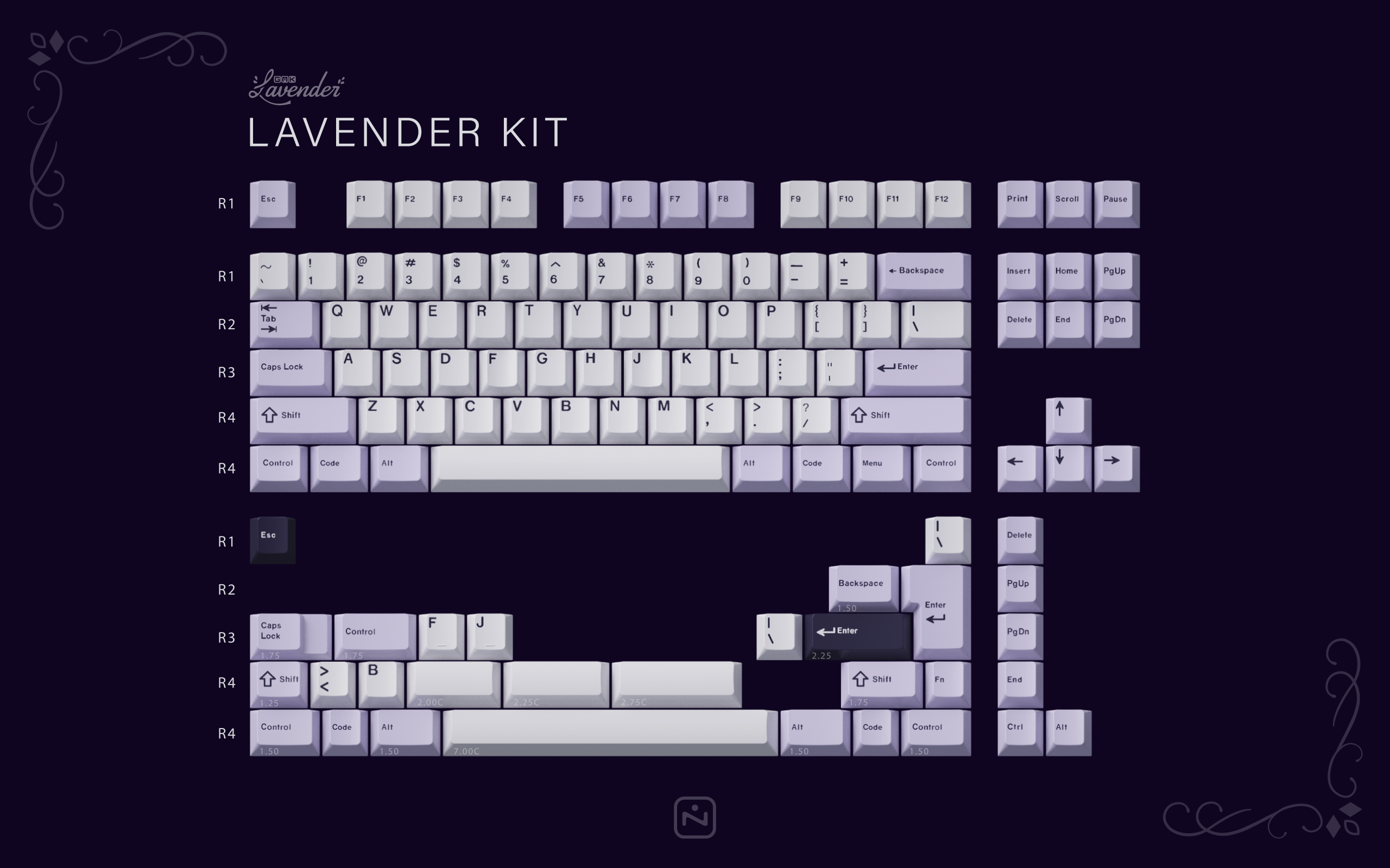 (Group Buy) GMK Lavender