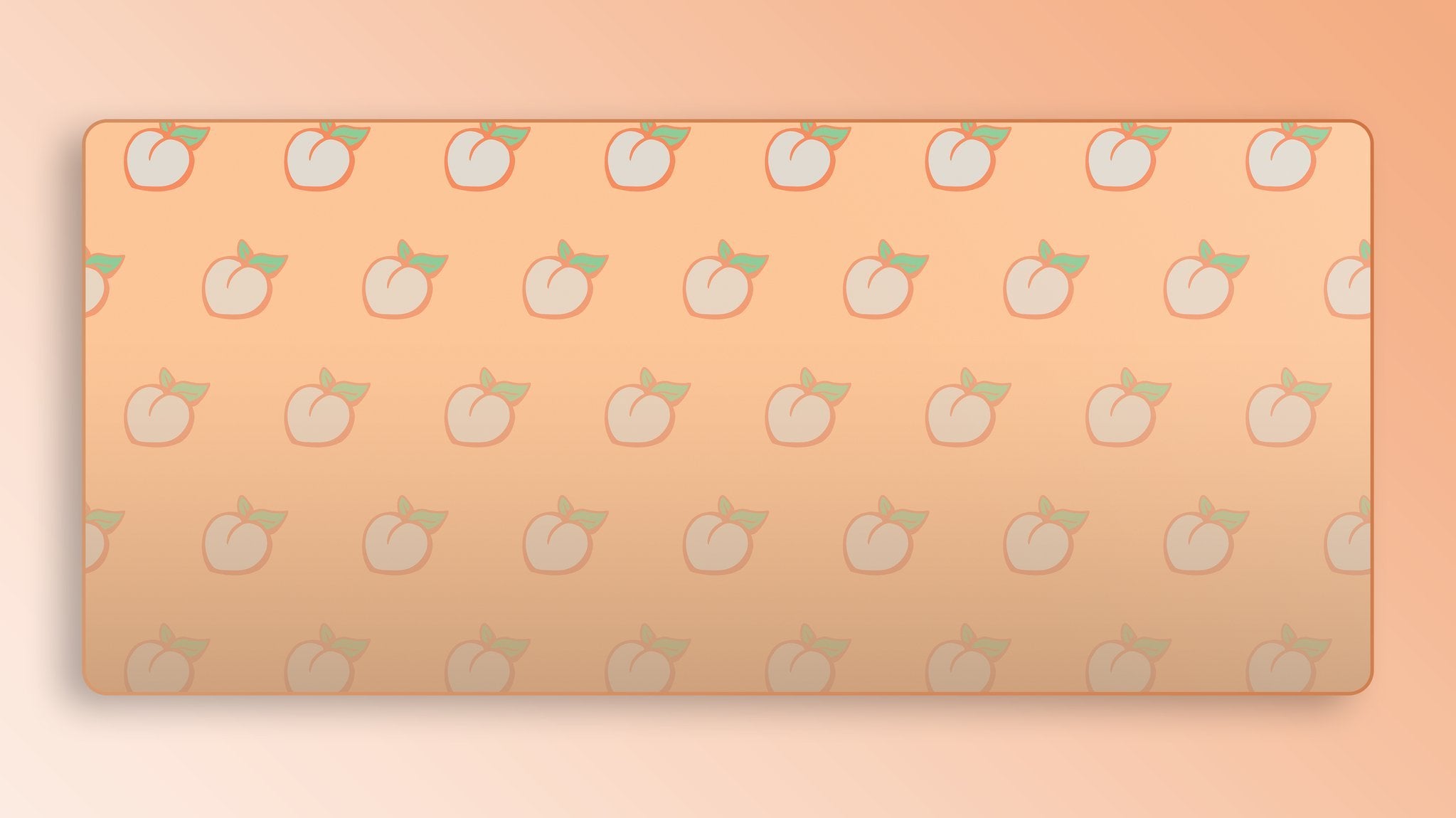 (In Stock) GMK Peaches n Cream Lite Deskmats