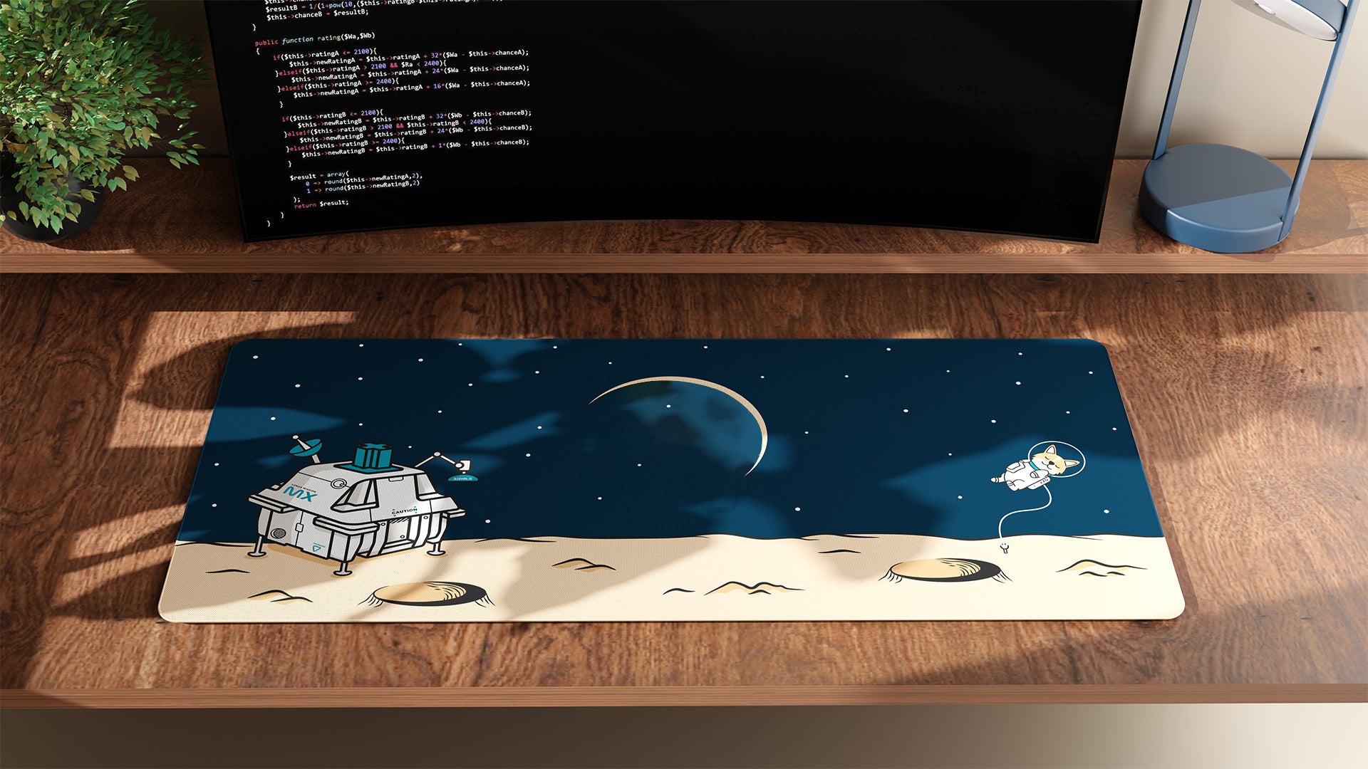 (Group Buy) Lunar Landing Deskmat