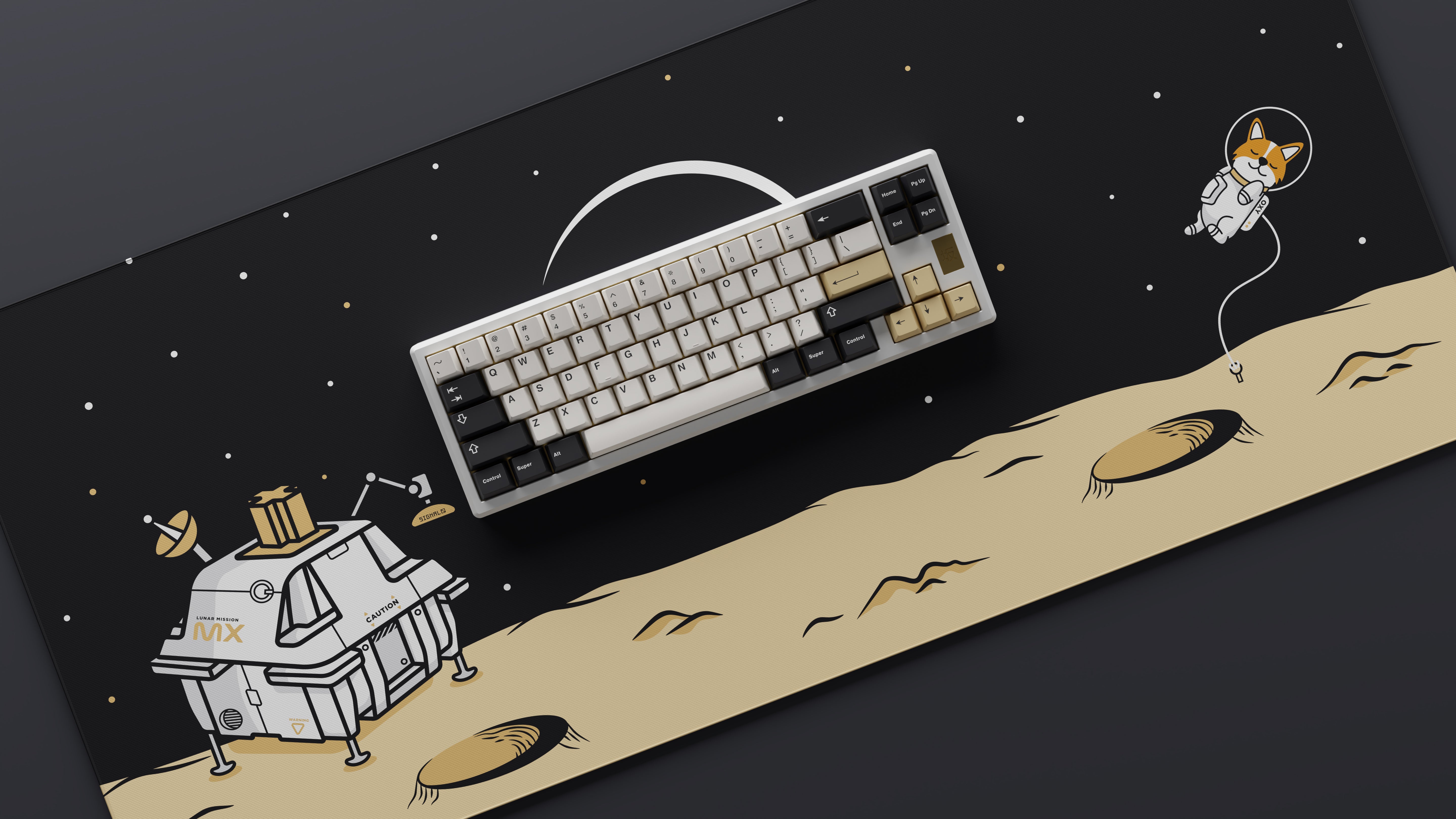 (Group Buy) Lunar Landing Deskmat