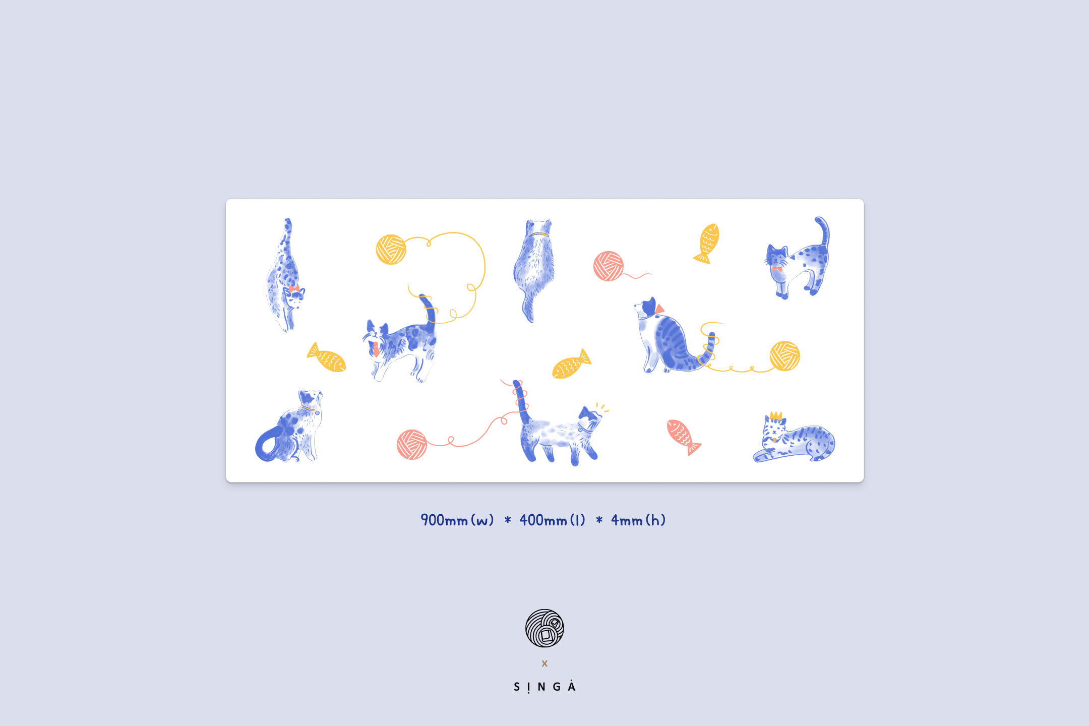 (In Stock) Singa Neko Deskmats