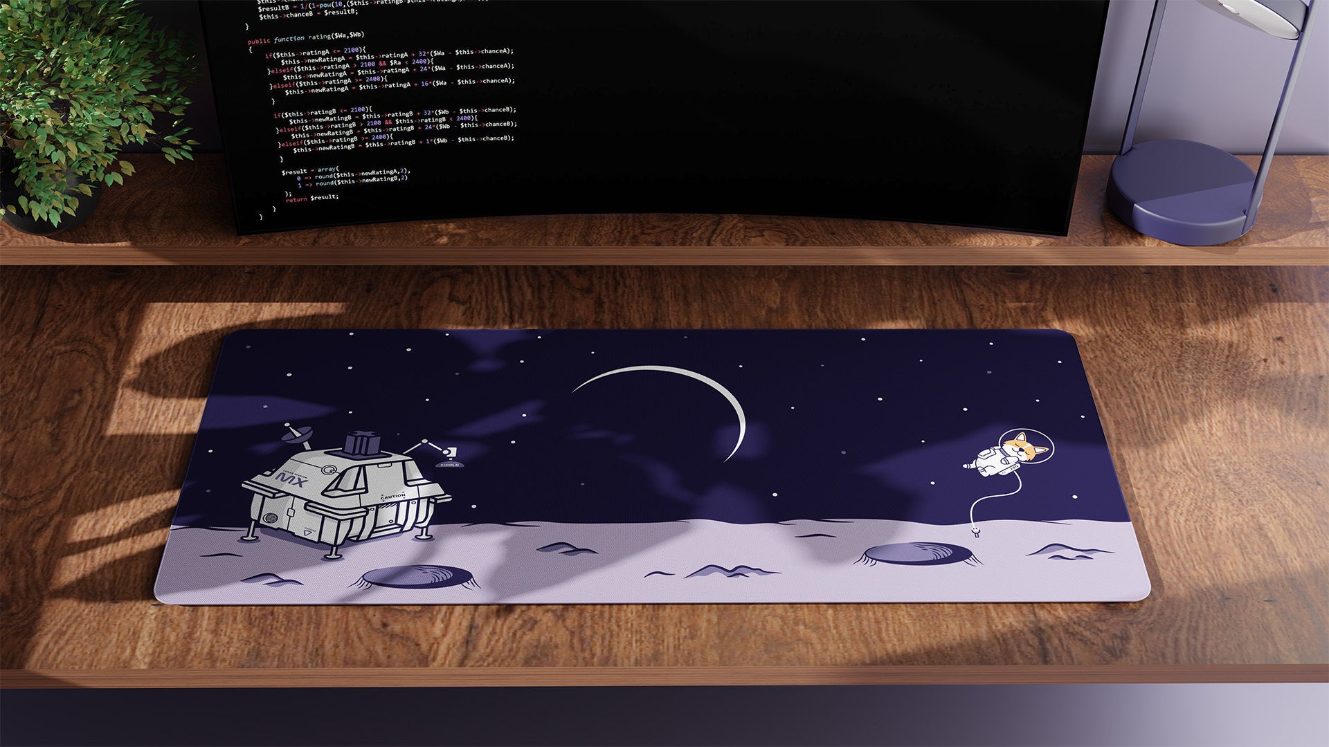 (Group Buy) Lunar Landing Deskmat