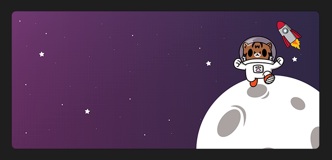 (In Stock) CosmiCat Deskmat
