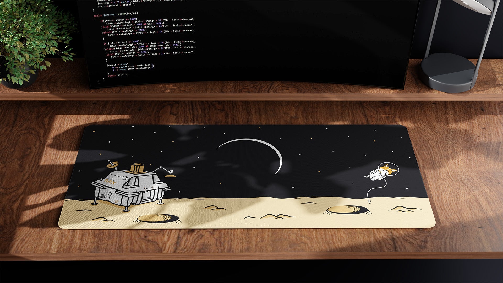 (Group Buy) Lunar Landing Deskmat