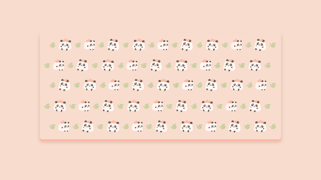(Group Buy) Panpan Deskmat