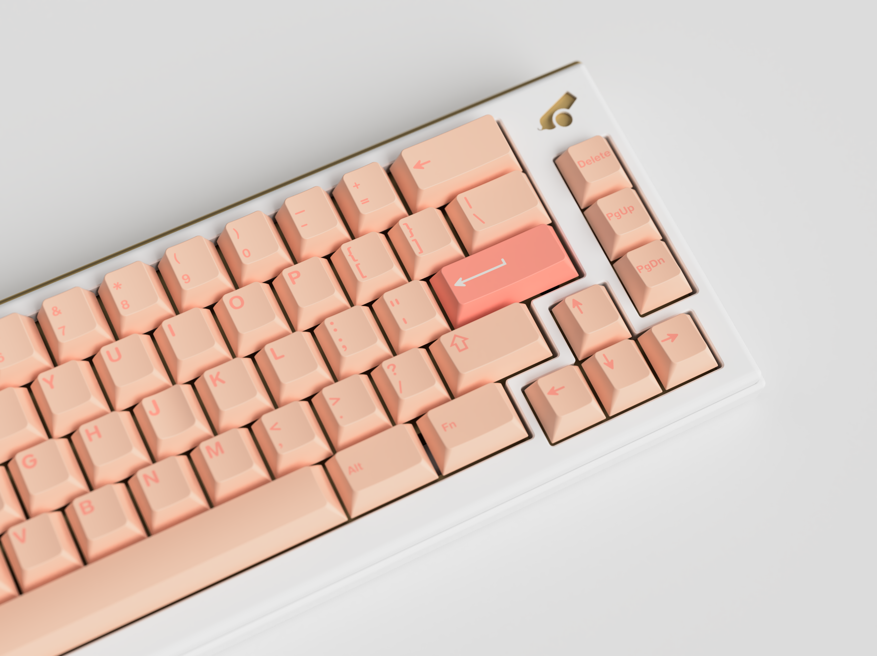 (Group Buy) GMK Peaches n Cream Lite