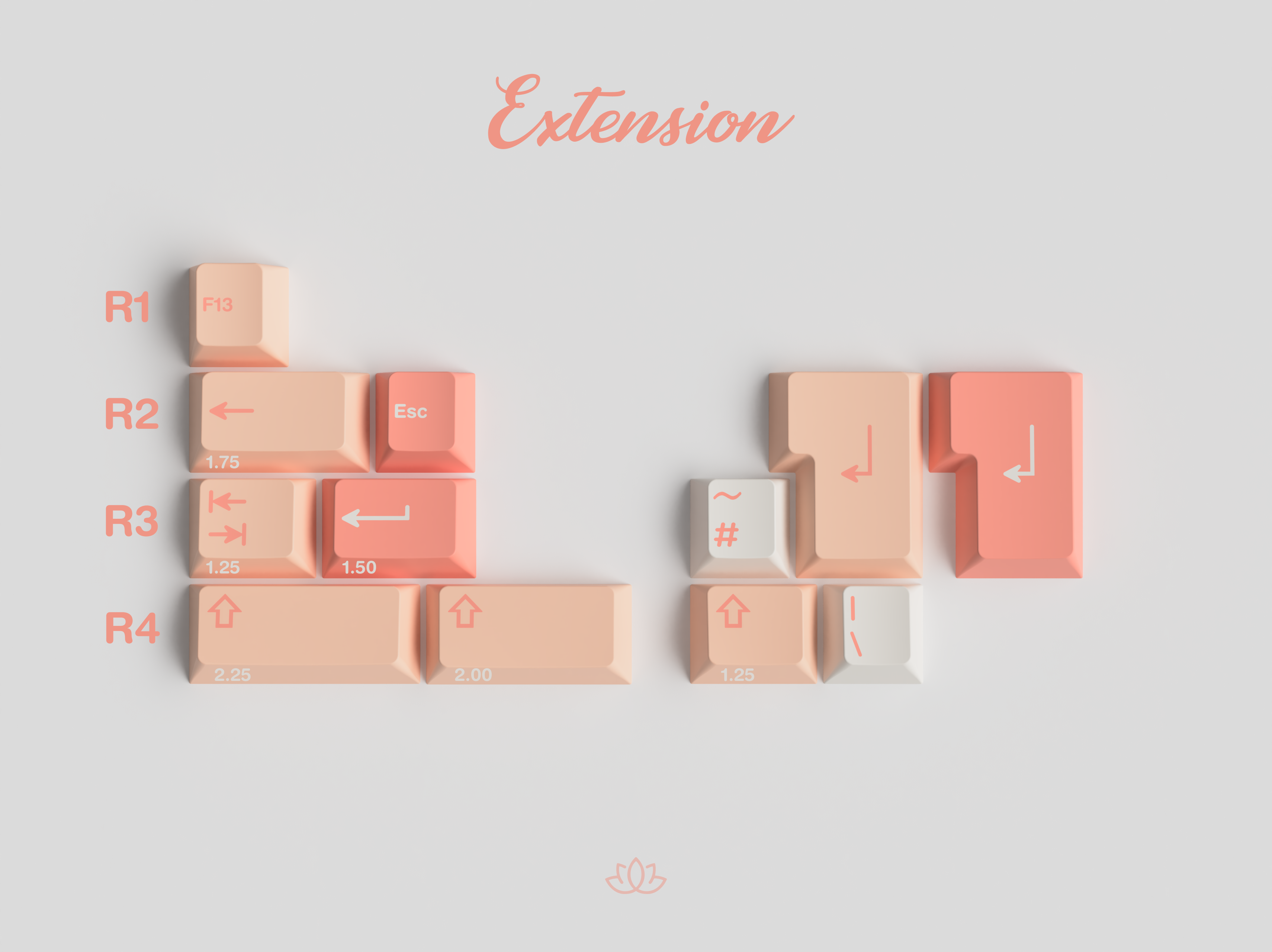 (Group Buy) GMK Peaches n Cream Lite