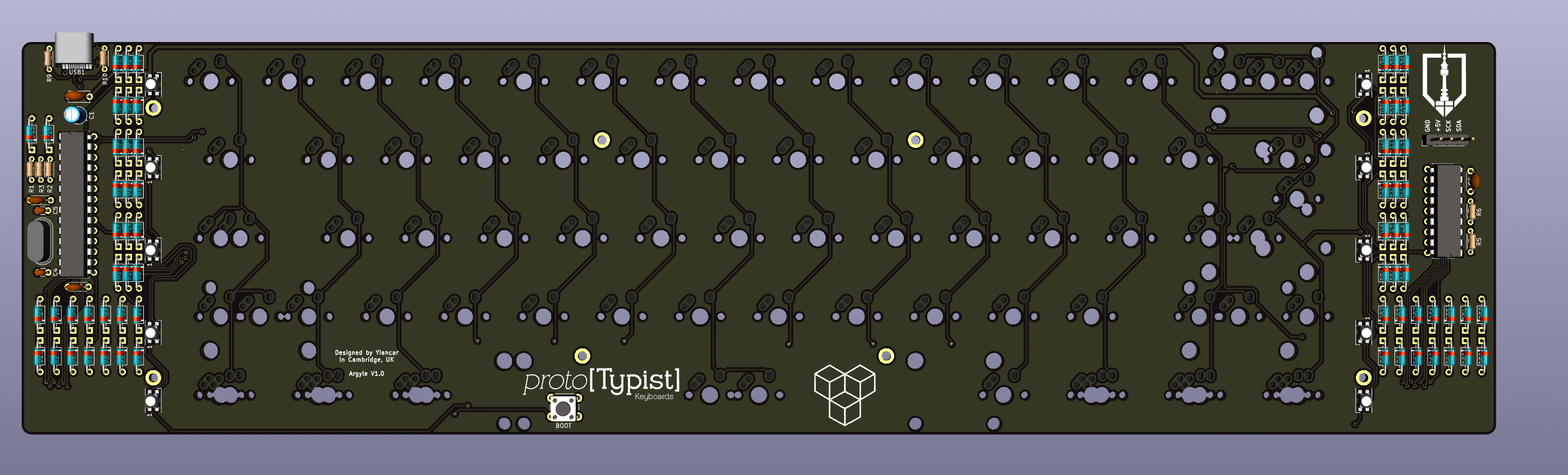 (Group Buy) Argyle 60 Keyboard Extras