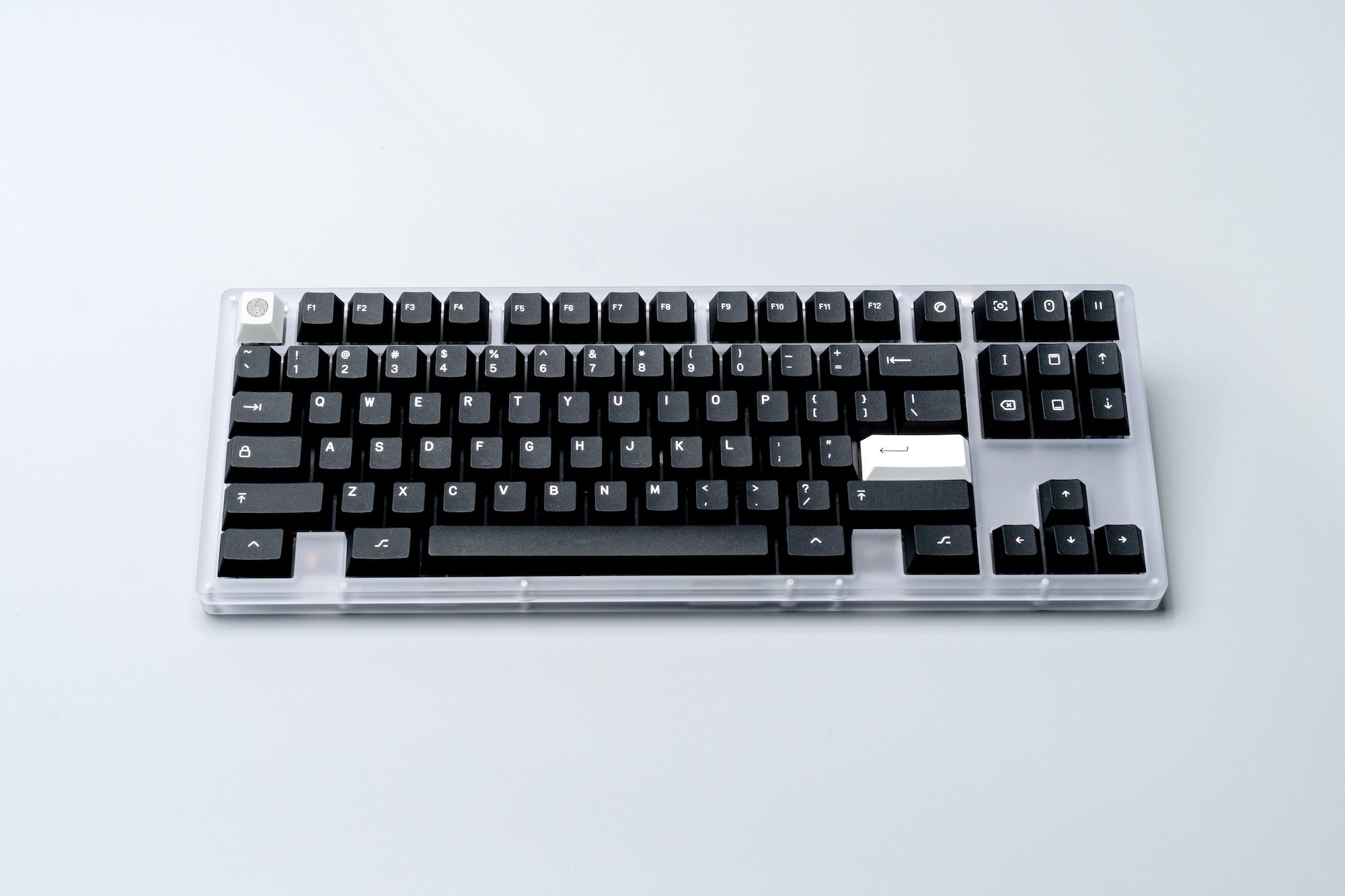 Monokei white on black outlet keycaps