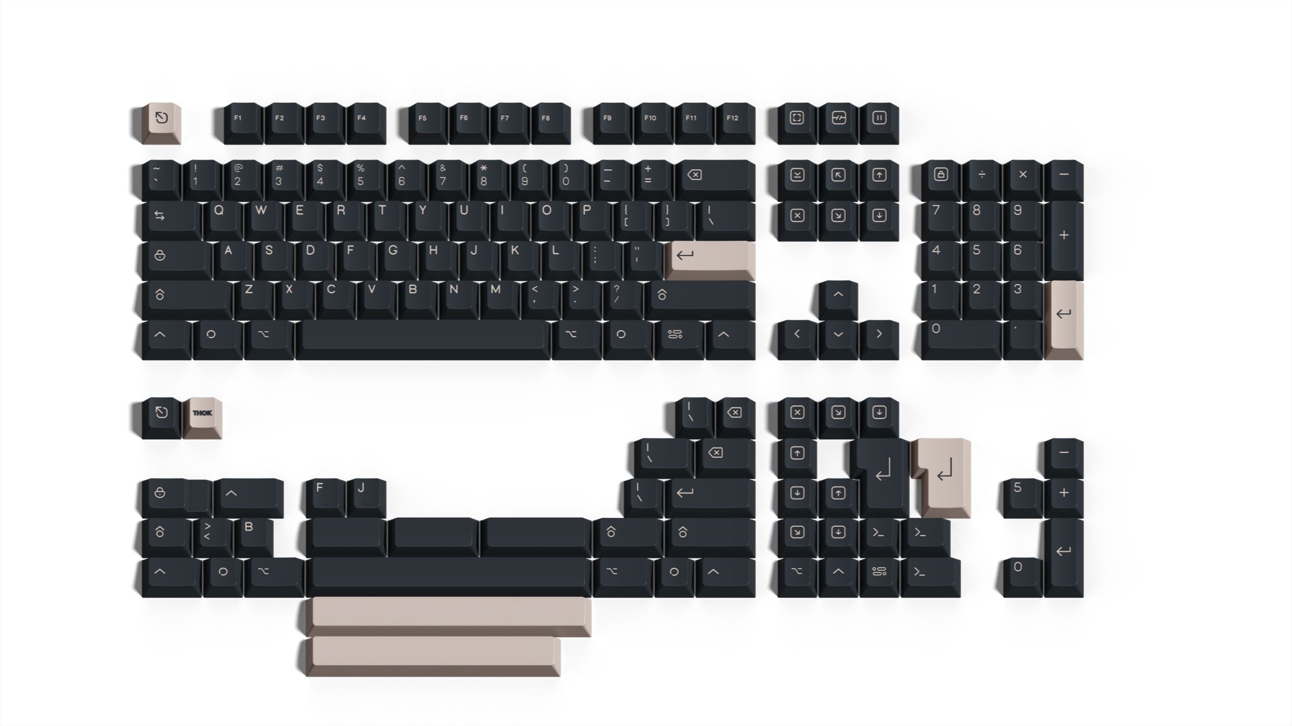 (Group Buy) THOK Lab Dark keyset