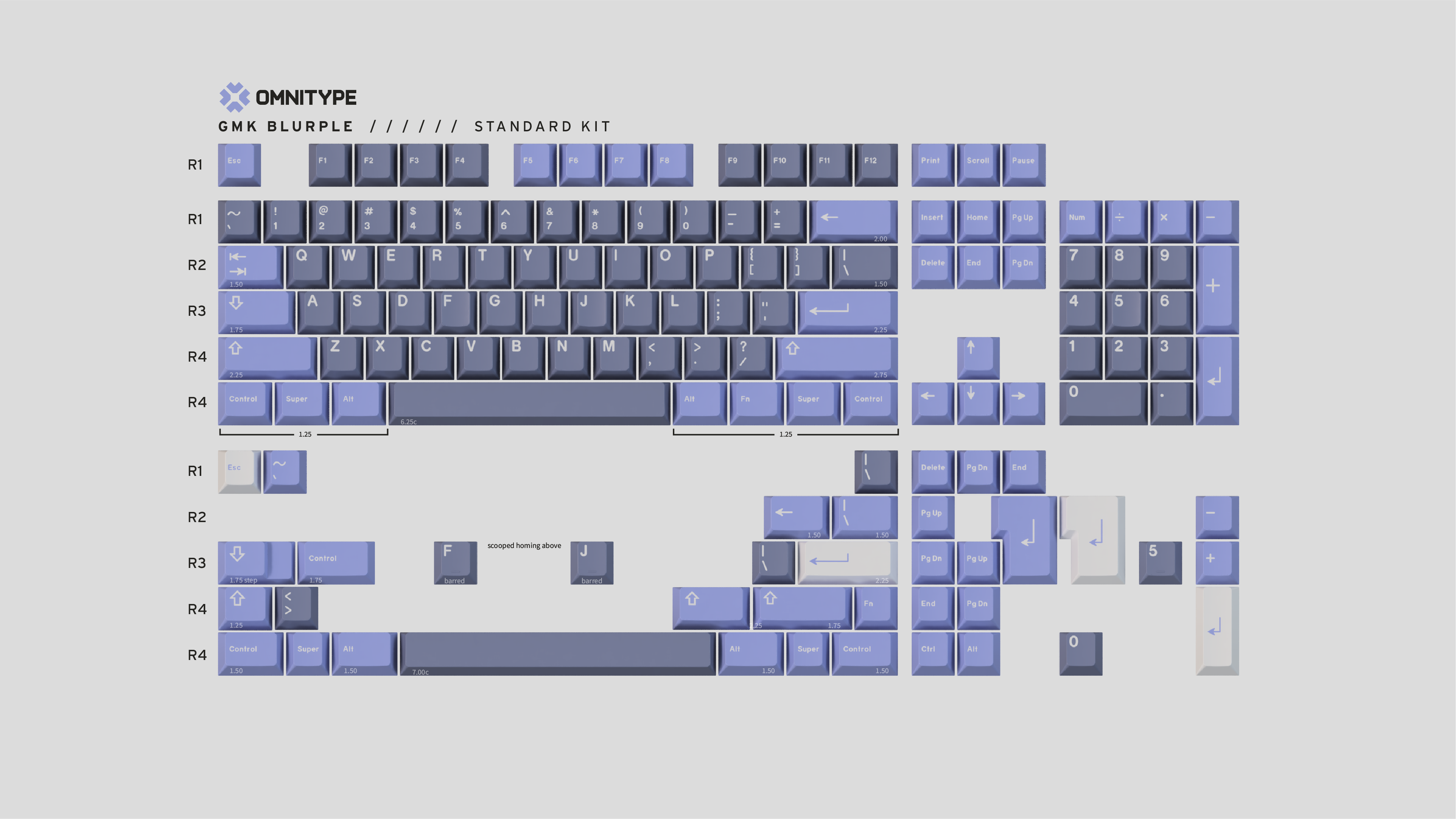 (In Stock) GMK Blurple