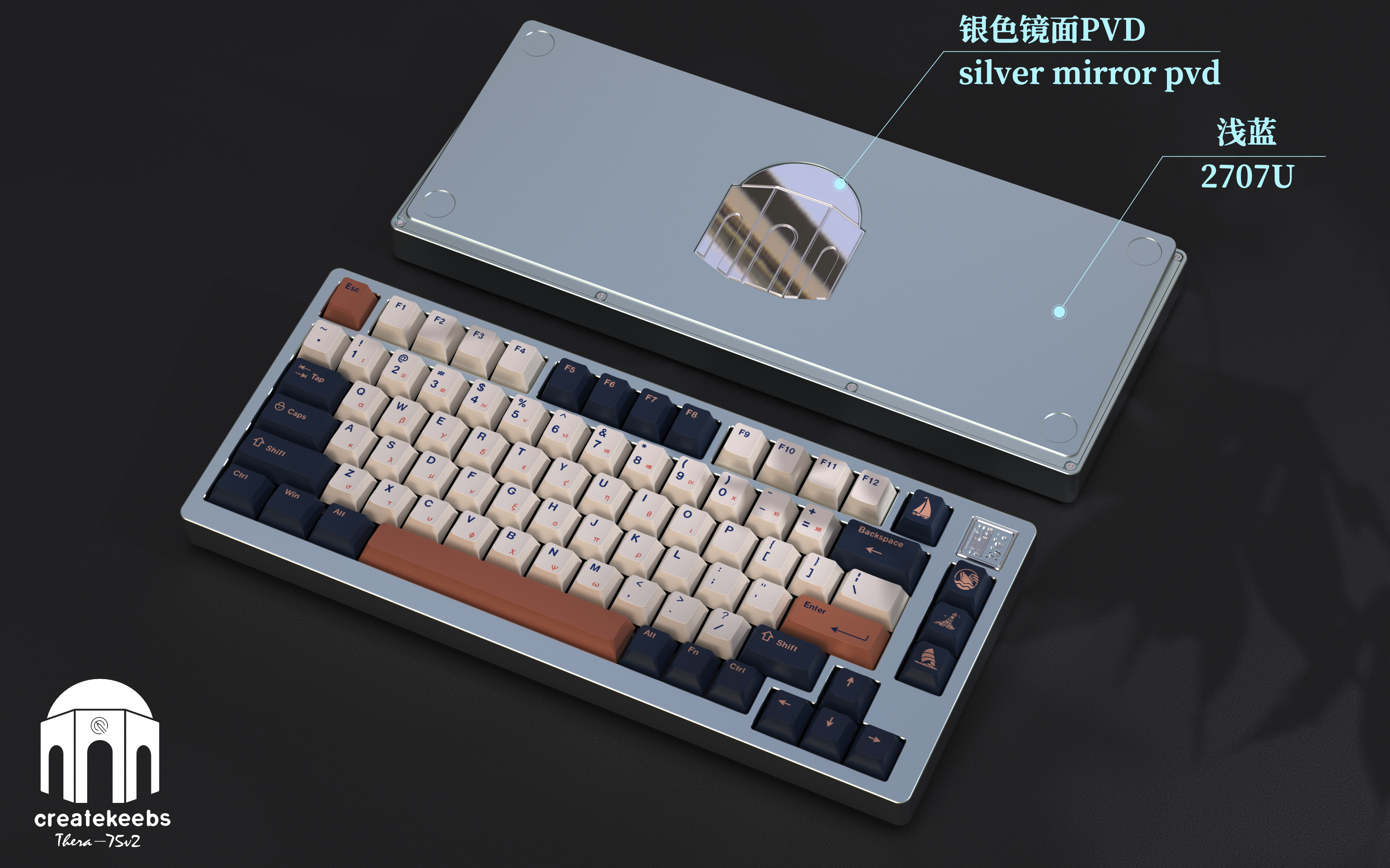 (Group Buy) Thera75 v2 Keyboard Kit