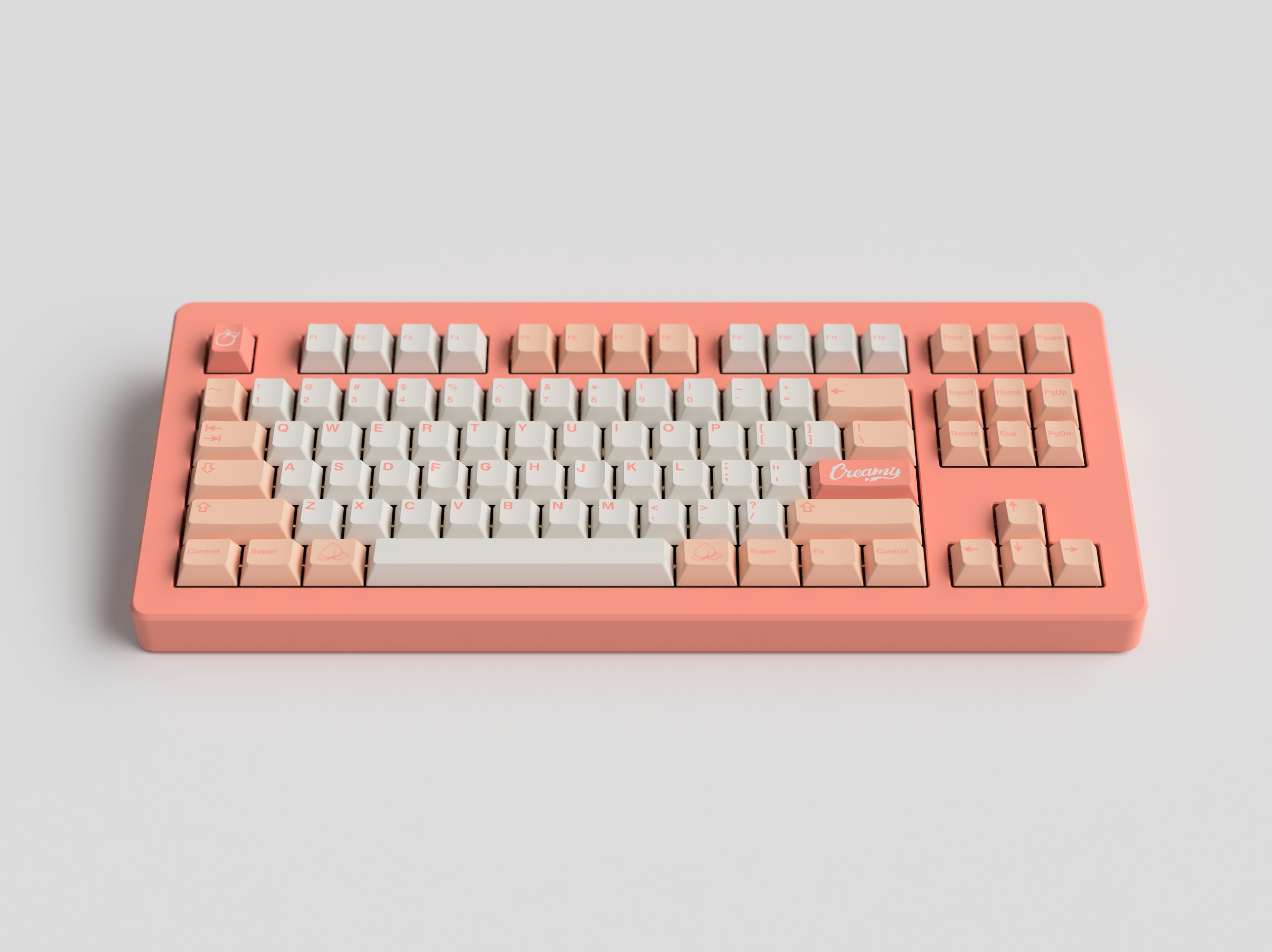 (Group Buy) GMK Peaches n Cream Lite