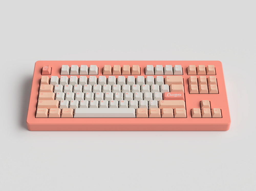 In Stock) GMK Peaches n Cream Lite – proto[Typist] Keyboards