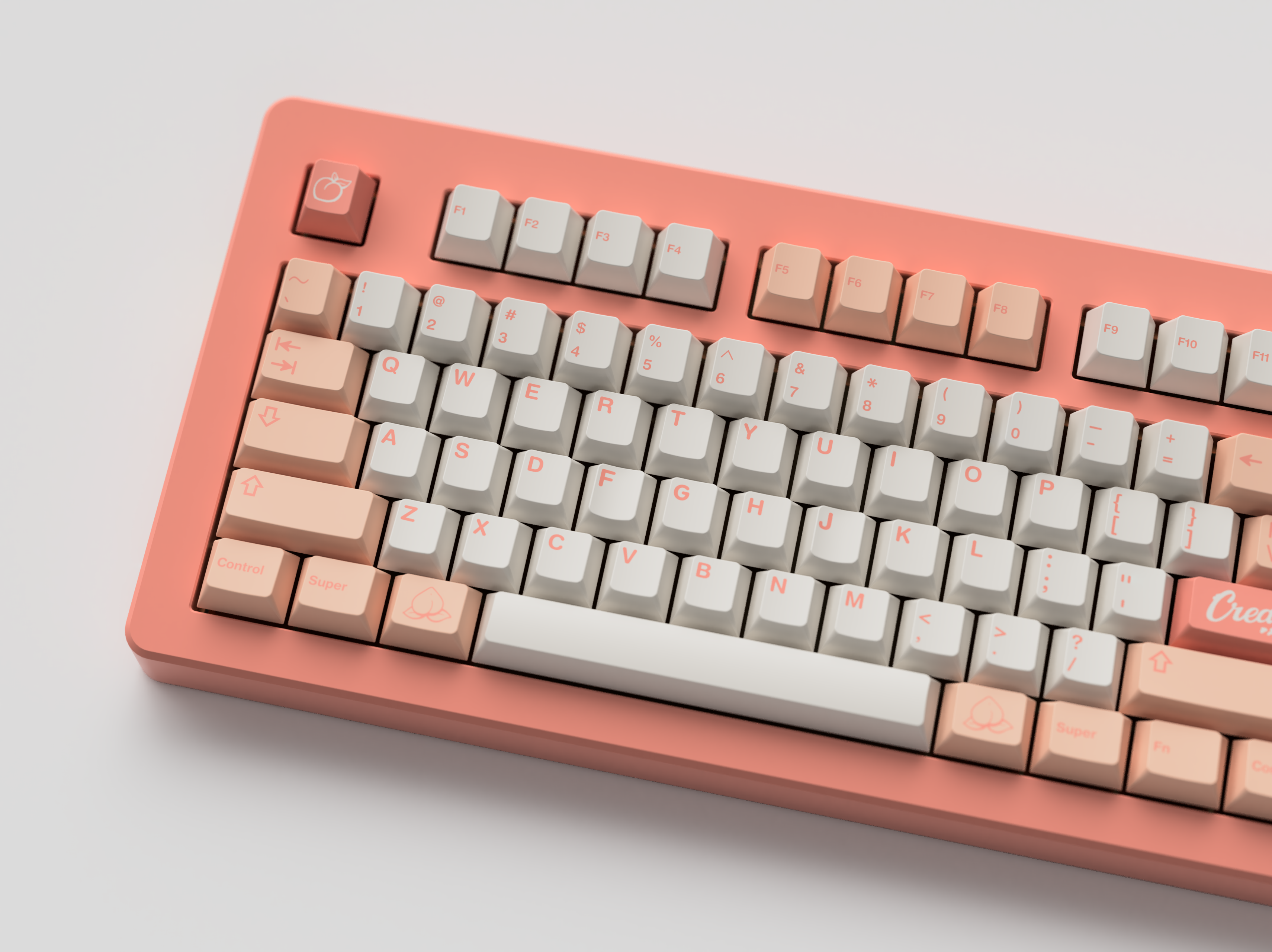 (Group Buy) GMK Peaches n Cream Lite