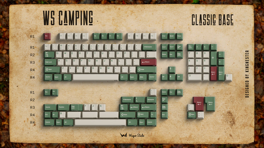 (Group Buy) WS Camping PBT Keycaps