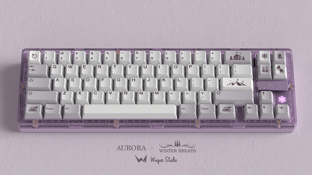 (Group Buy) IKKI68 Aurora R2 Winter Breath Keyboard