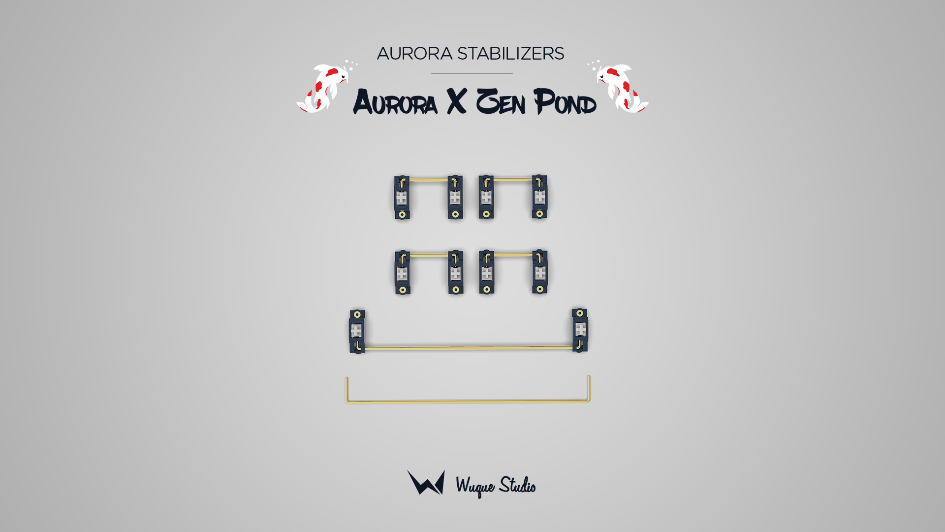 (Group Buy) IKKI68 Aurora R2 Zen Pond Keyboard (Alu Top)