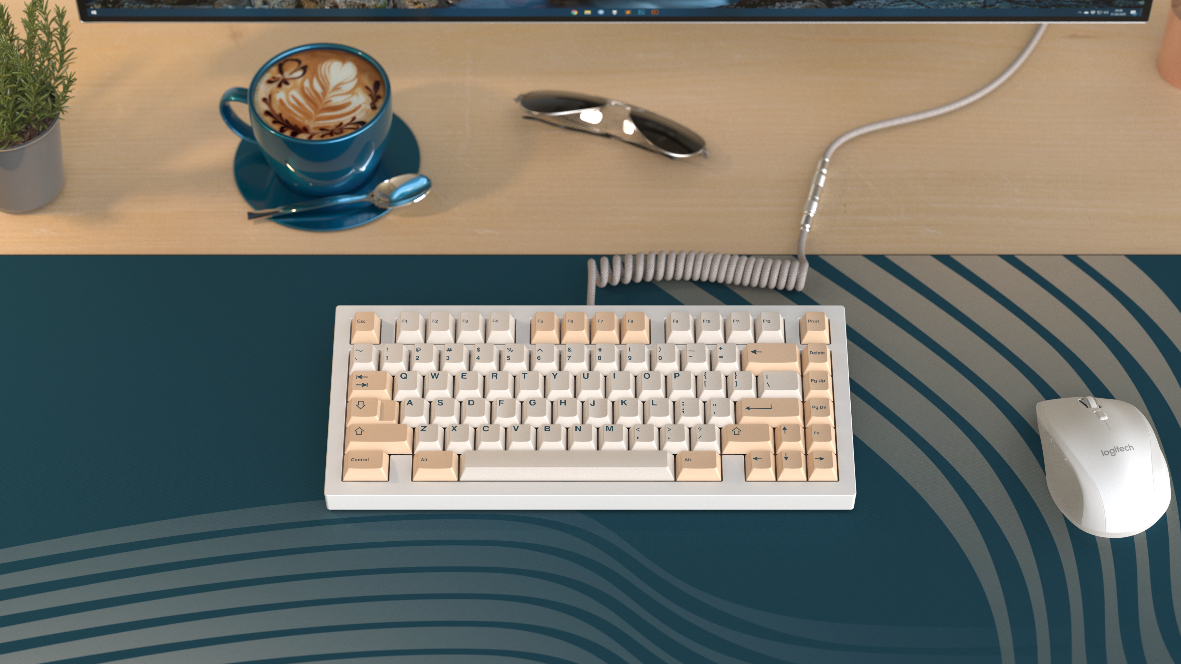 (In Stock) GMK Birch Deskmats