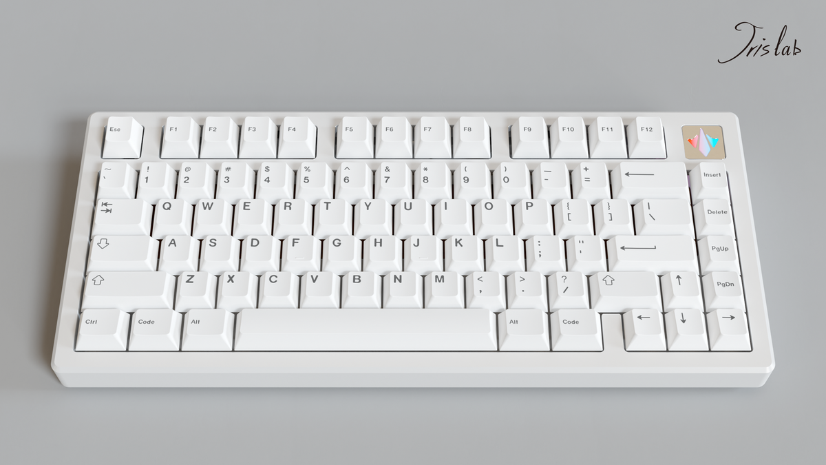 Harris Keyboard (Group Buy) Jris75 Keyboard Kit - E-White (PVD)