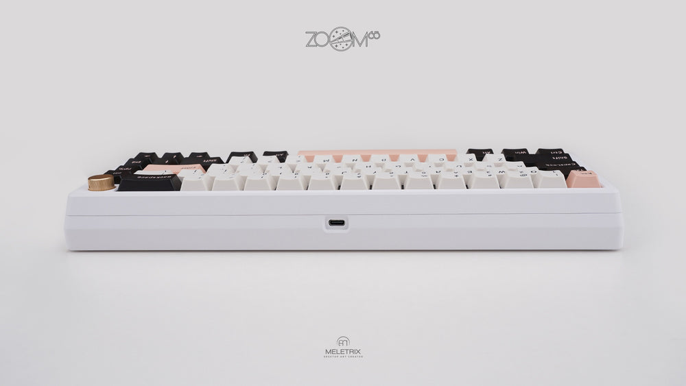 格安爆買いMeletlix ZOOM65 Olivia Light 有線 組立済み キーボード