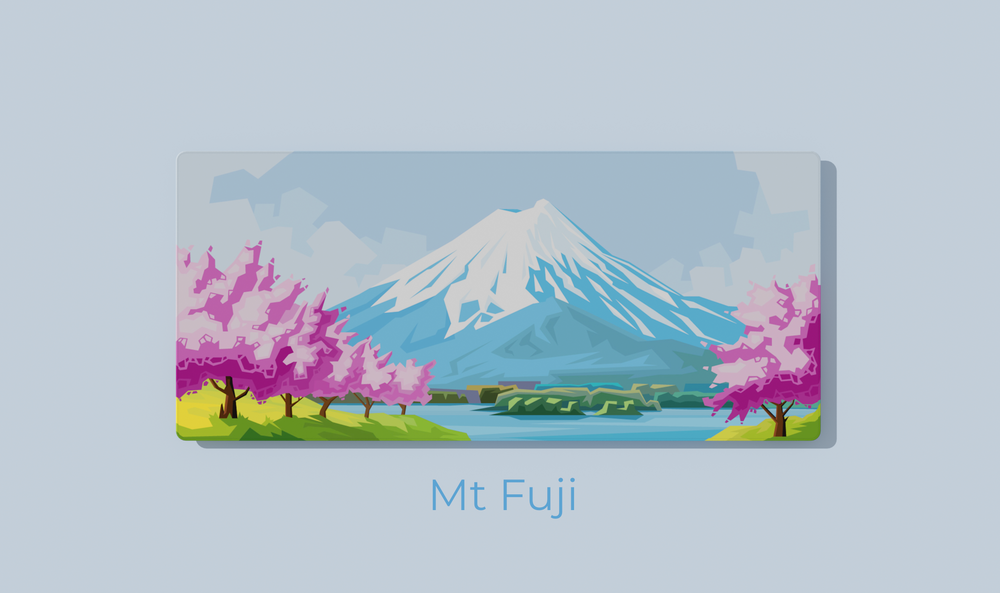 (Group Buy) Serenity Series - Mt. Fuji Deskmat