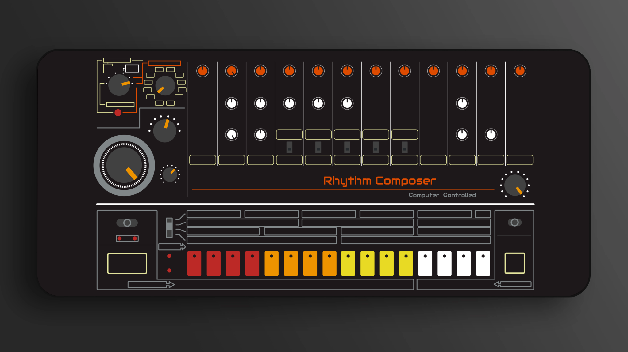(In Stock) Infinikey 808-Boom Deskmat