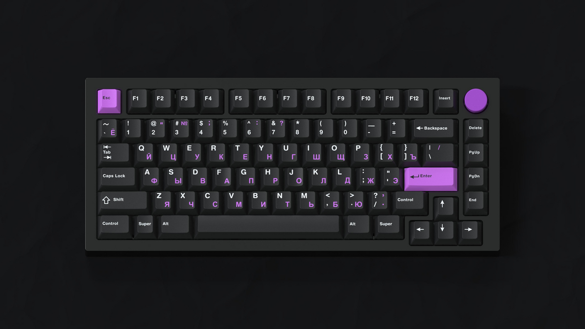 (Group Buy) Infinikey Dark Cyrillic – proto[Typist] Keyboards