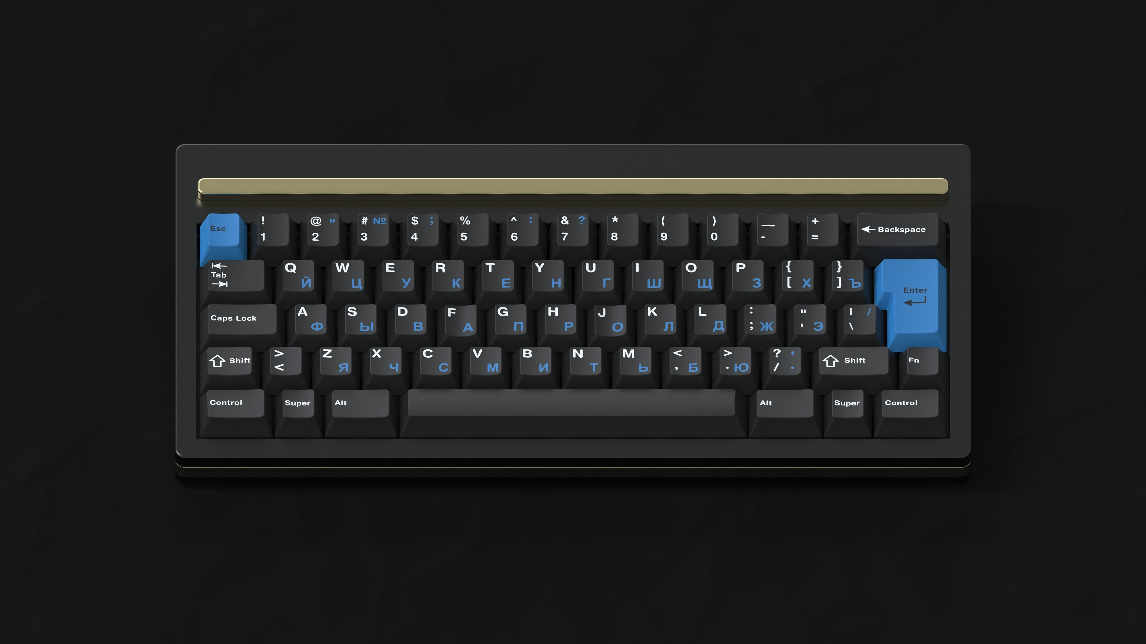 (Group Buy) Infinikey Dark Cyrillic