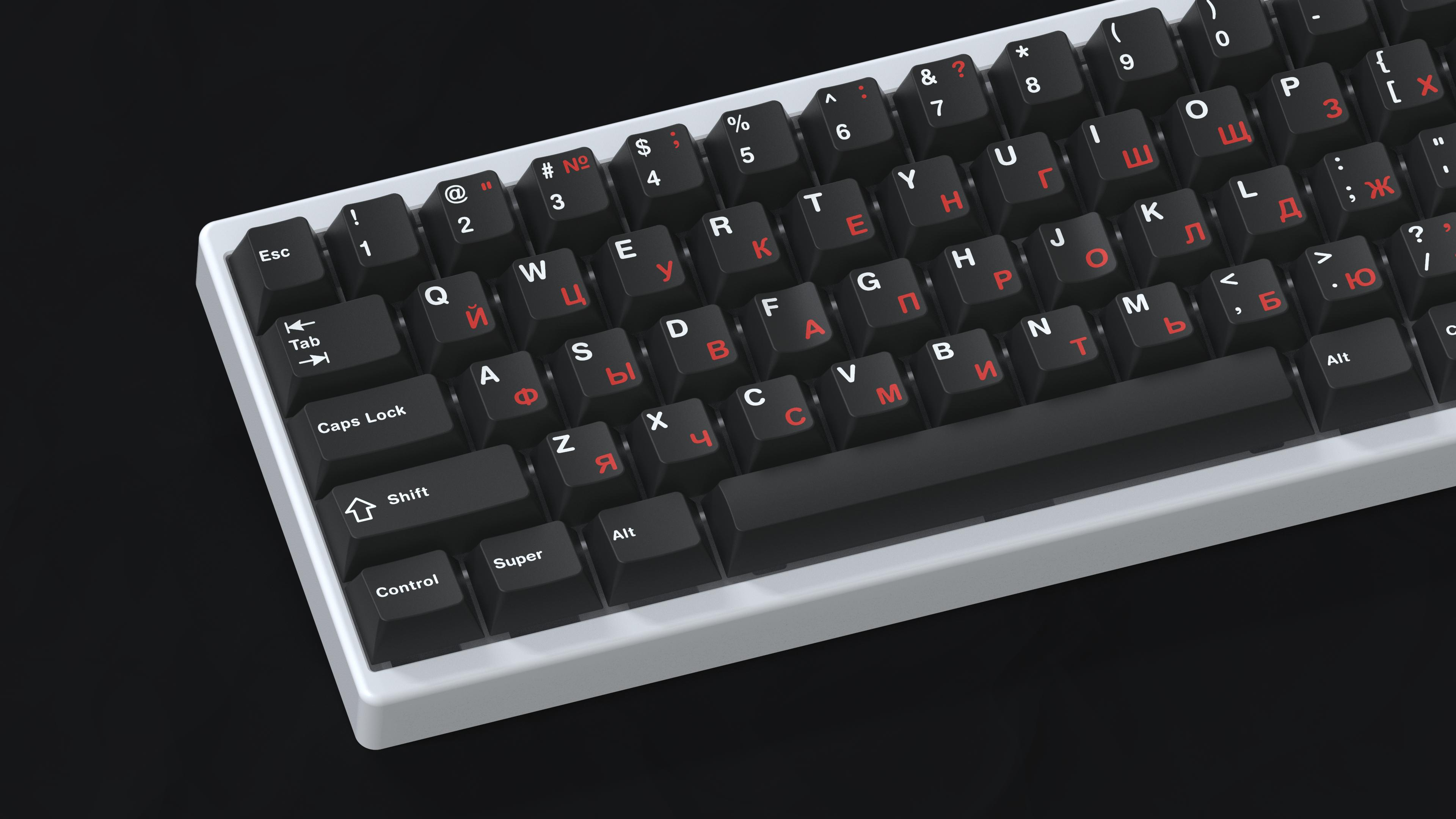 (In Stock) Infinikey Dark Cyrillic