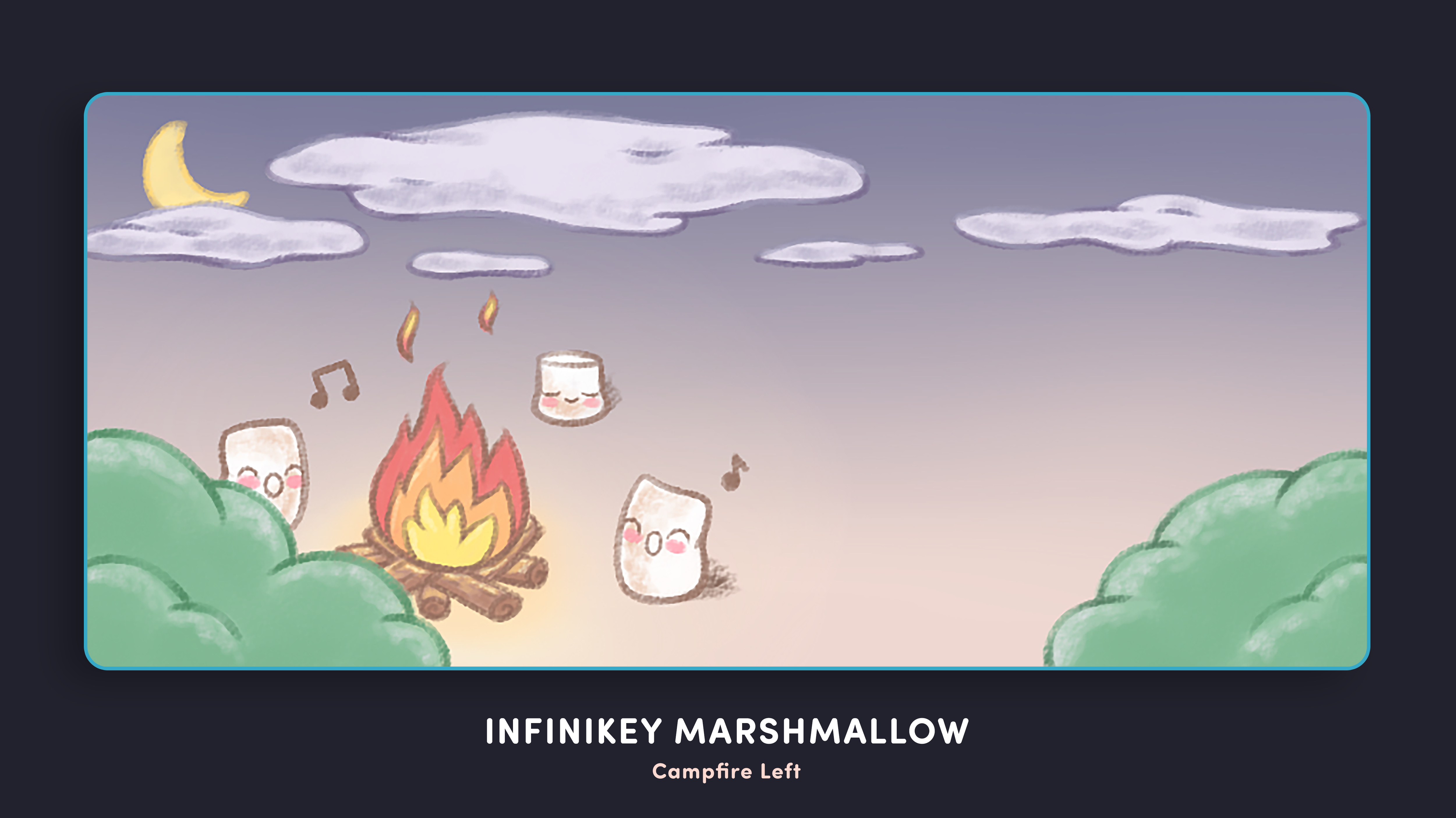 (Group Buy) Infinikey Marshmallow Deskmats