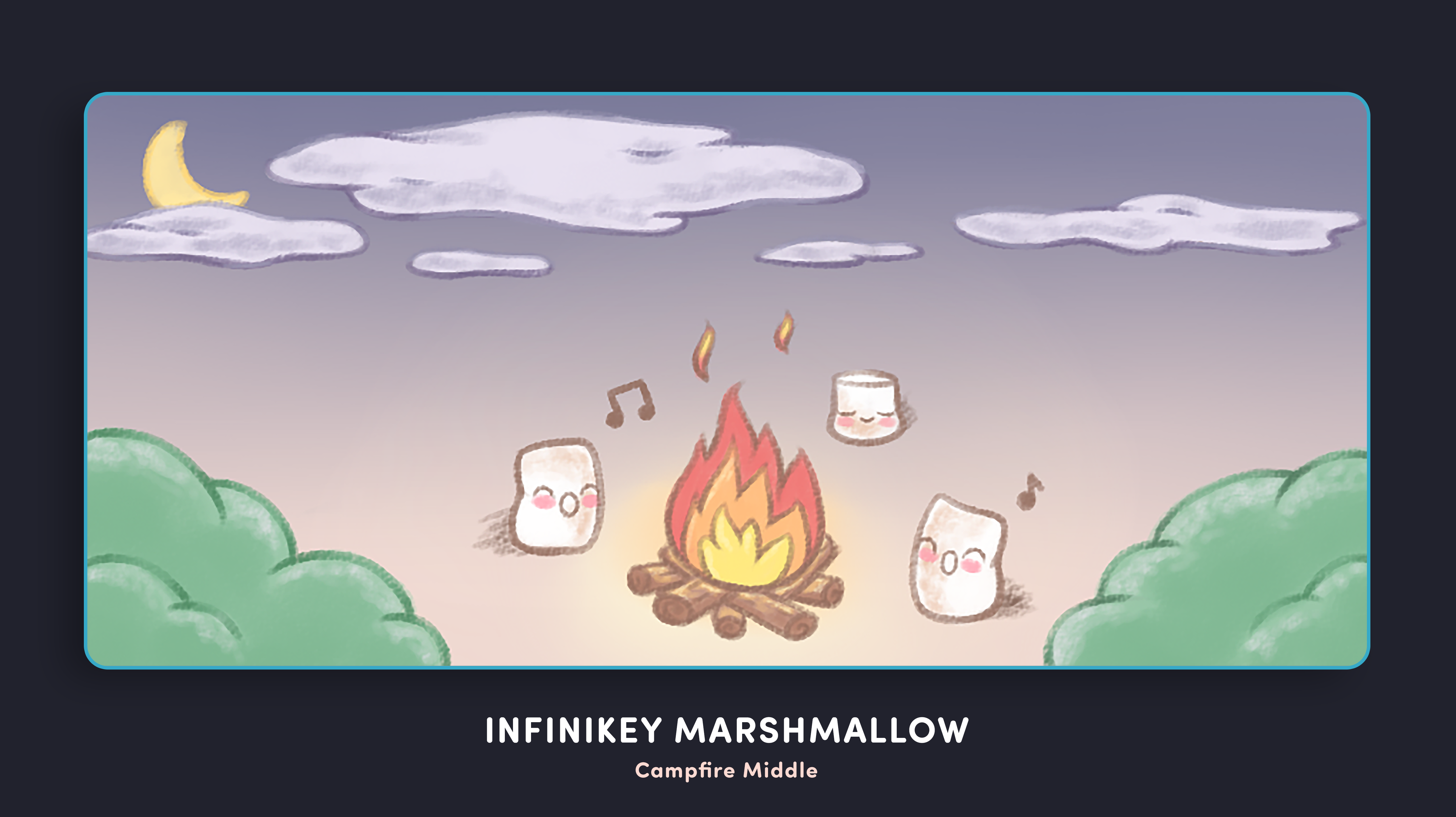 (Group Buy) Infinikey Marshmallow Deskmats