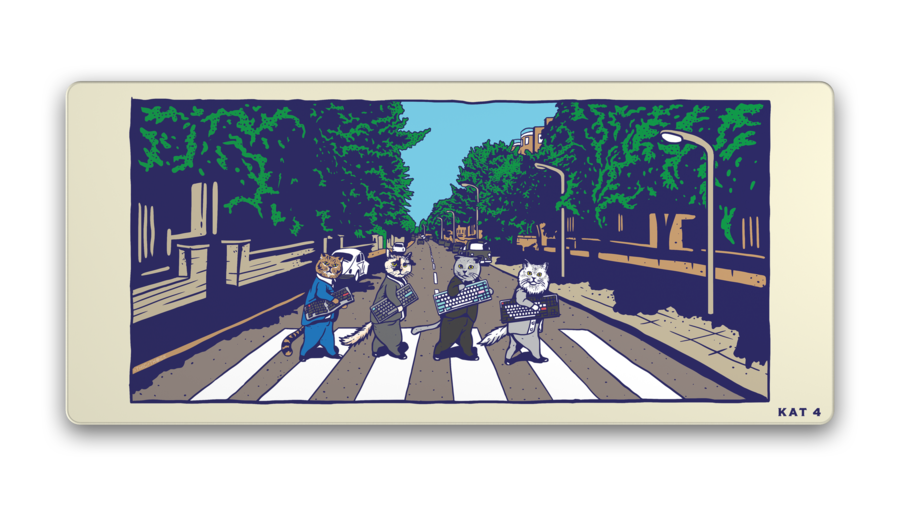 (In Stock) Kat4 Deskmat