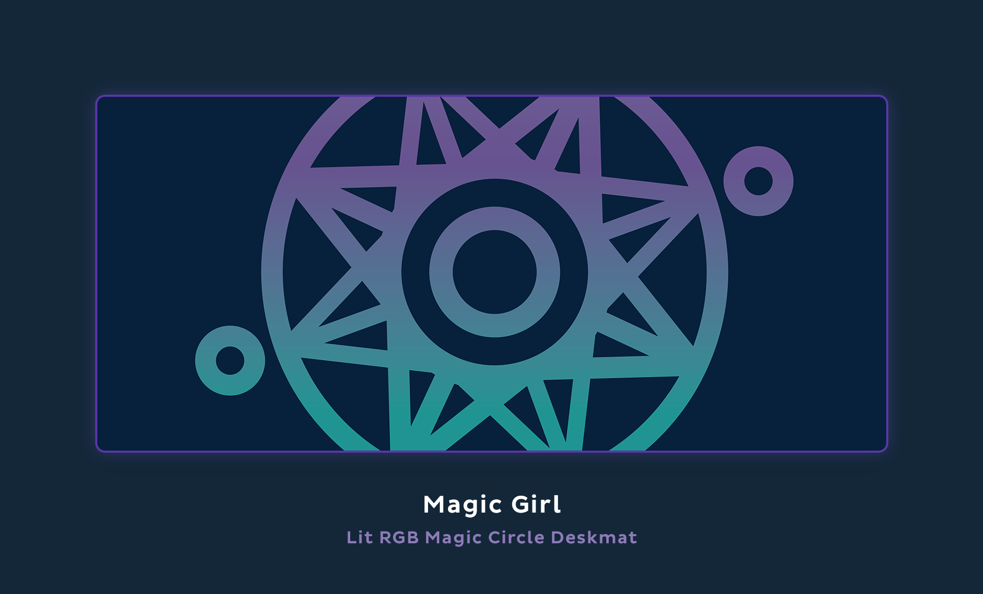 (Group Buy) Infinikey Magic Girl R2 Deskmats