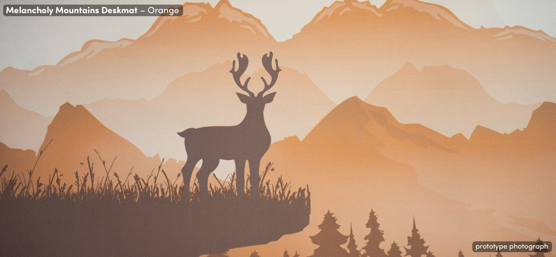 (In Stock) Melancholy Mountains Deskmats