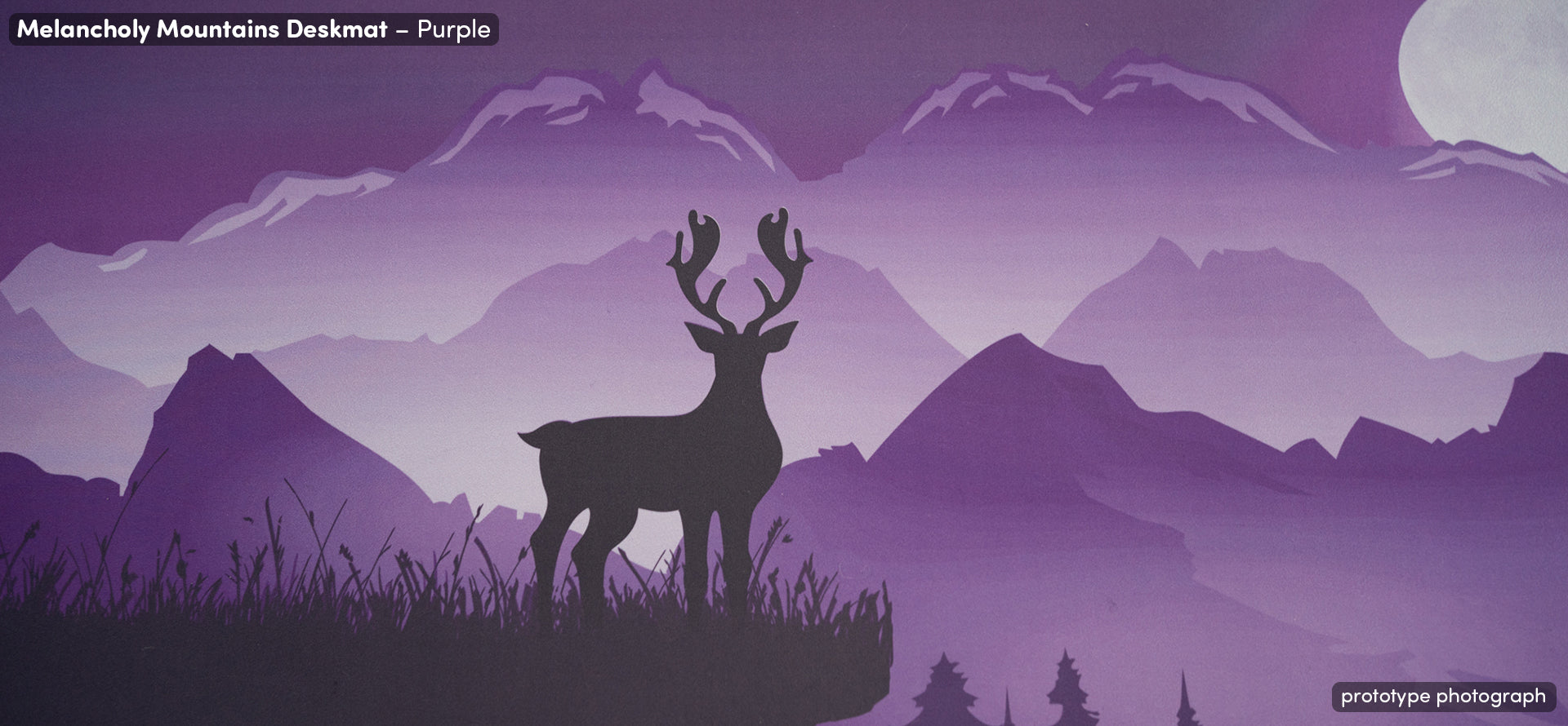 (In Stock) Melancholy Mountains Deskmats