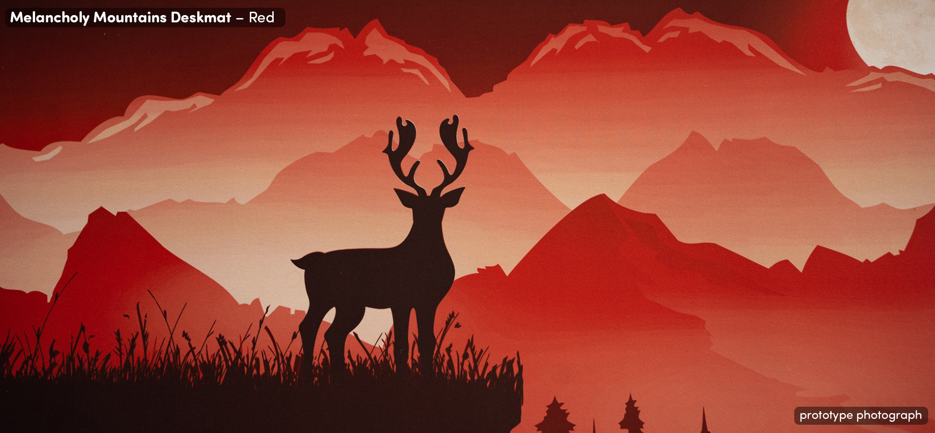 (In Stock) Melancholy Mountains Deskmats