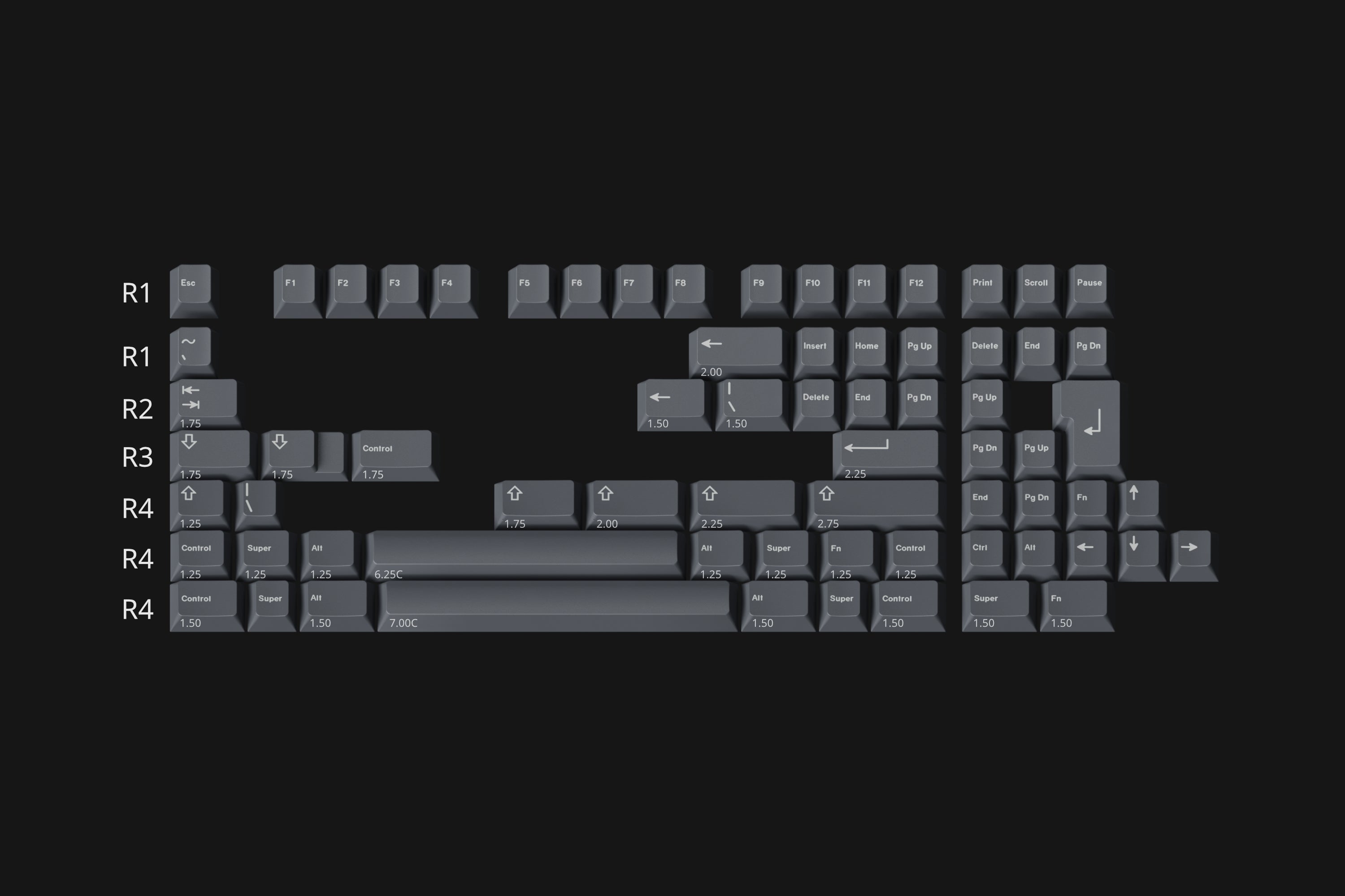 (Group Buy) Wuque Studio PBT Grey Ghost