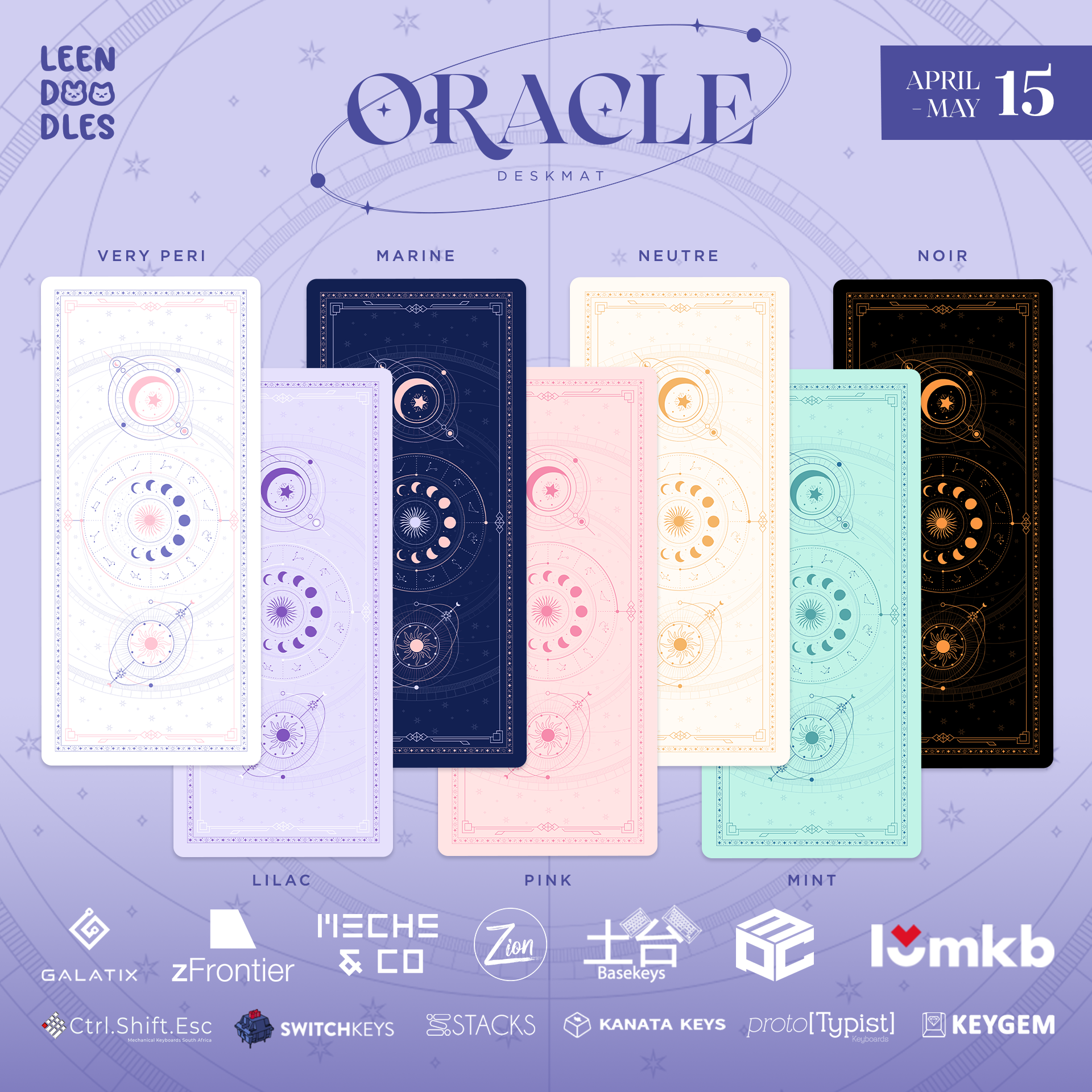 (Group Buy) Oracle Deskmats