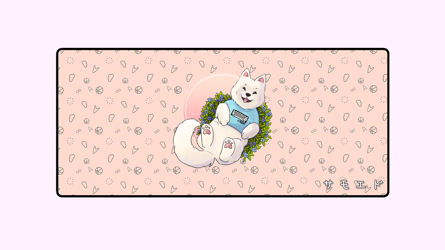 (Group Buy) Samoyed Series Deskmat