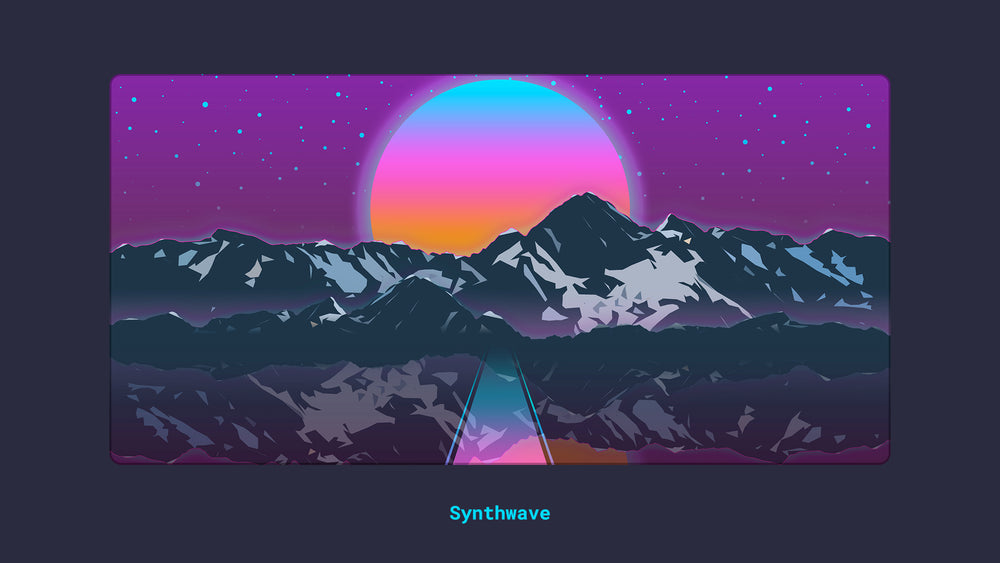 (In Stock) Synthwave Series Deskmat