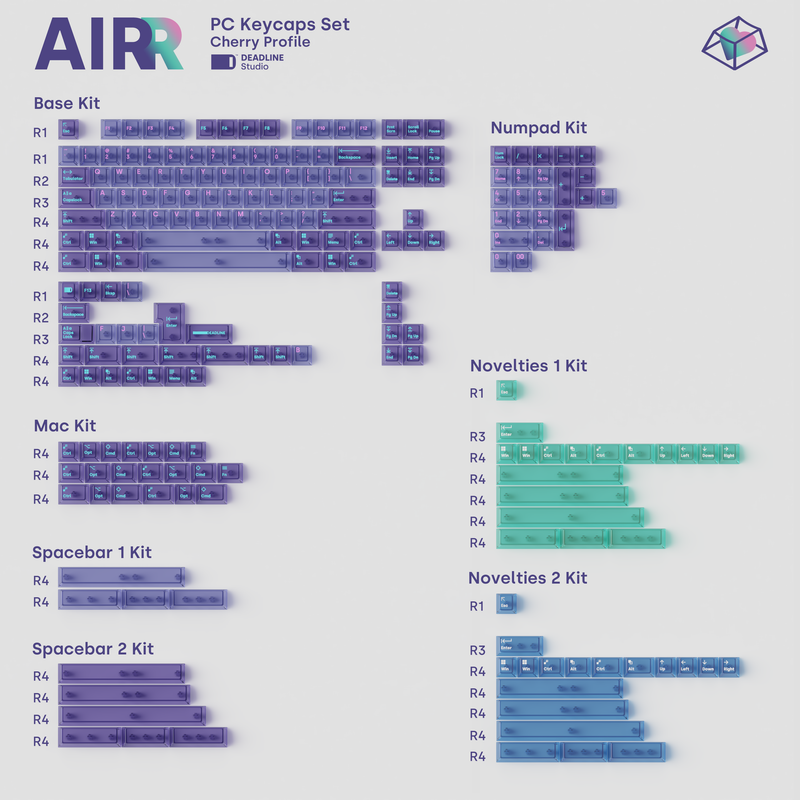 (Group Buy) Deadline AirR Keycaps